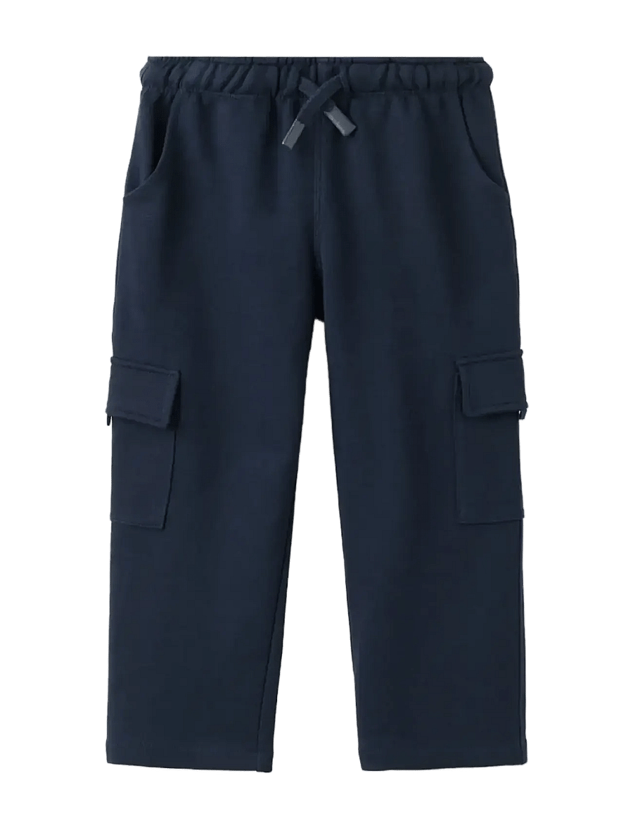 Mango - Cotton cargo joggers - cargobyxor - navy - 0
