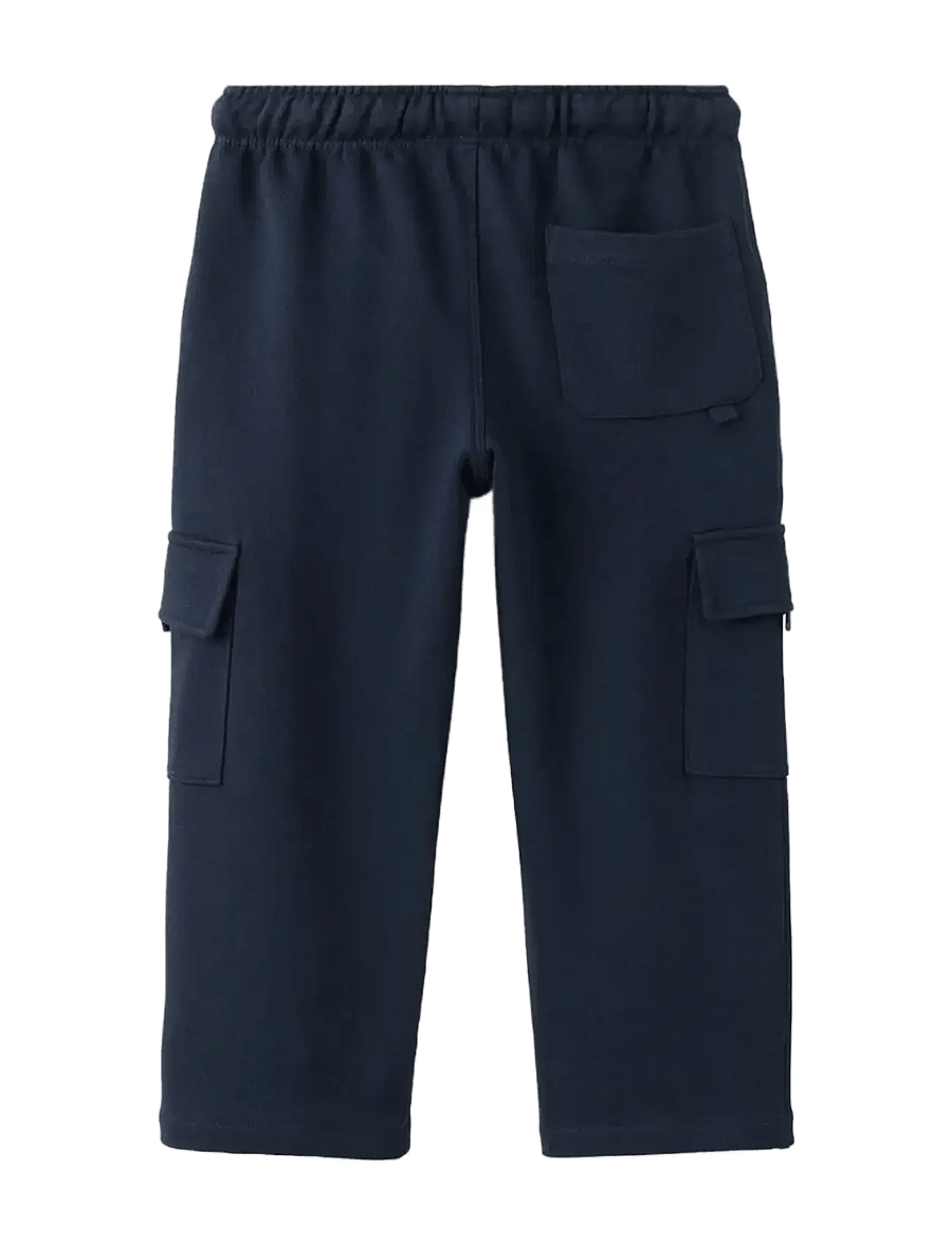 Mango - Cotton cargo joggers - cargobyxor - navy - 1