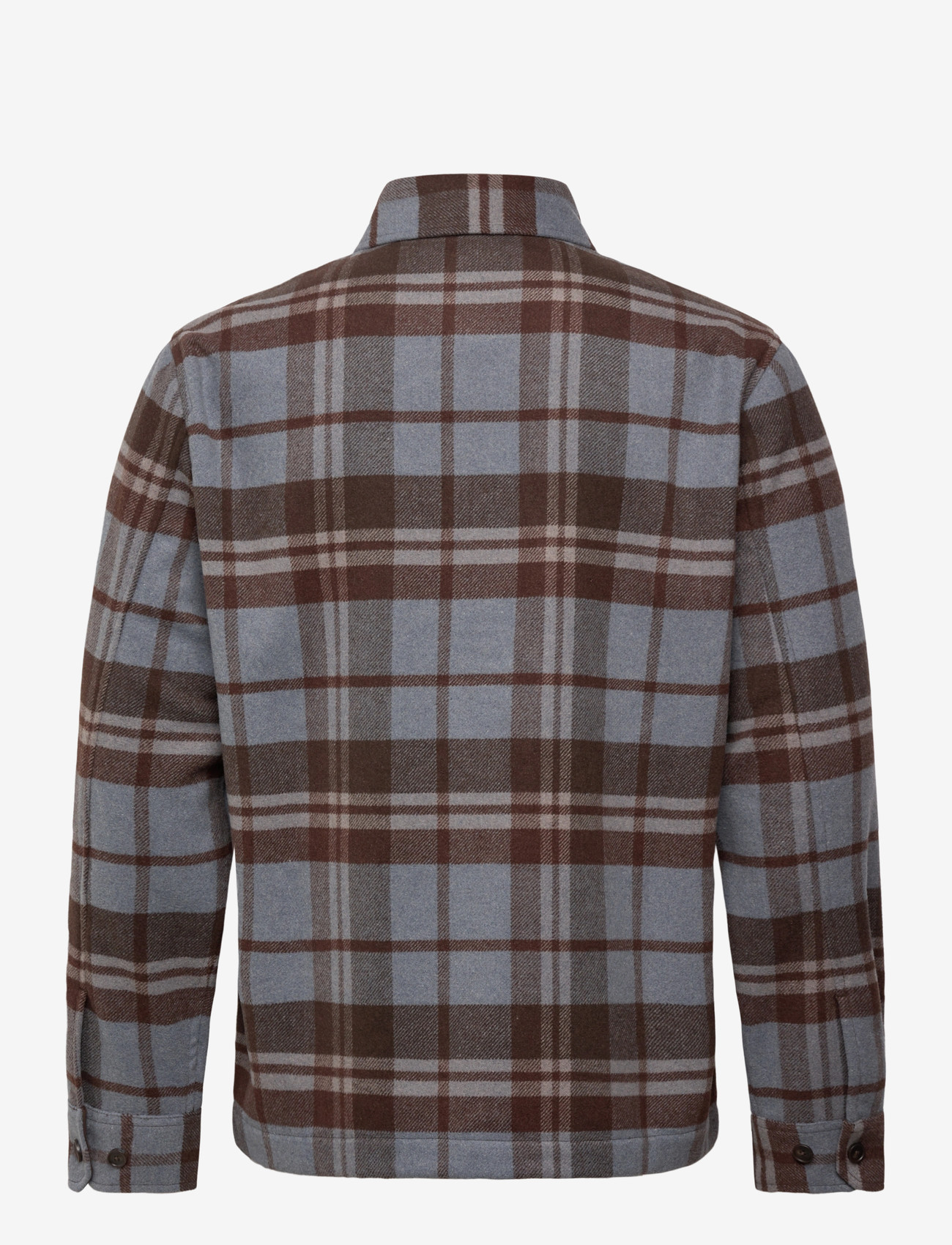 Mango - Check overshirt with pockets - casual skjorter - dark blue - 2