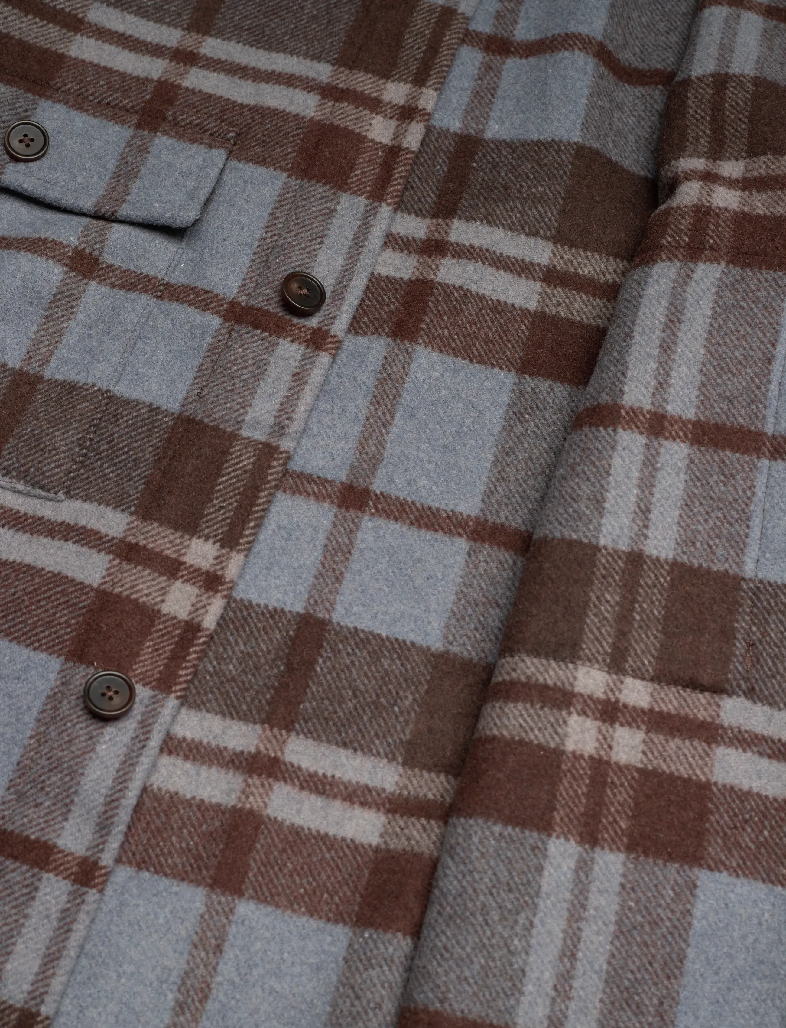 Mango - Check overshirt with pockets - flanellskjorter - dark blue - 5