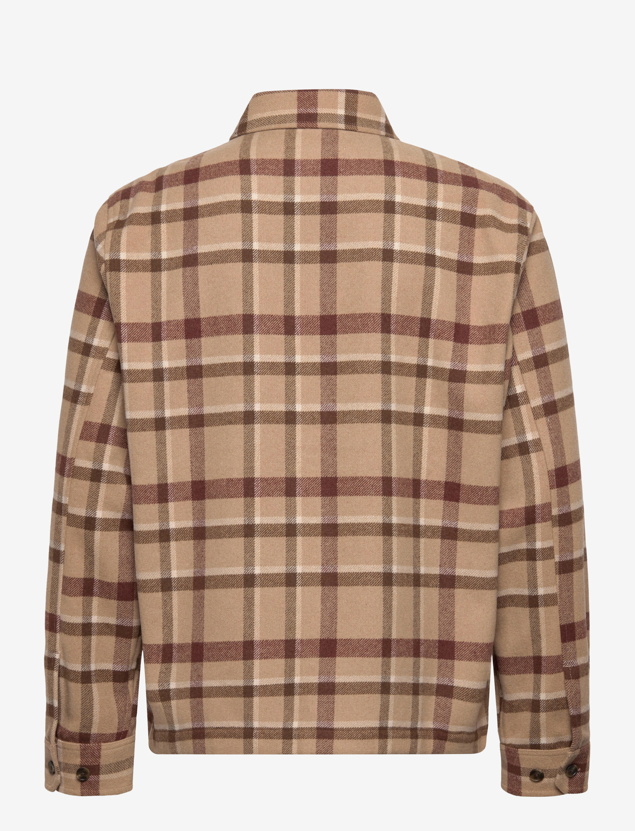 Mango - Check overshirt with pockets - casual shirts - medium brown - 2