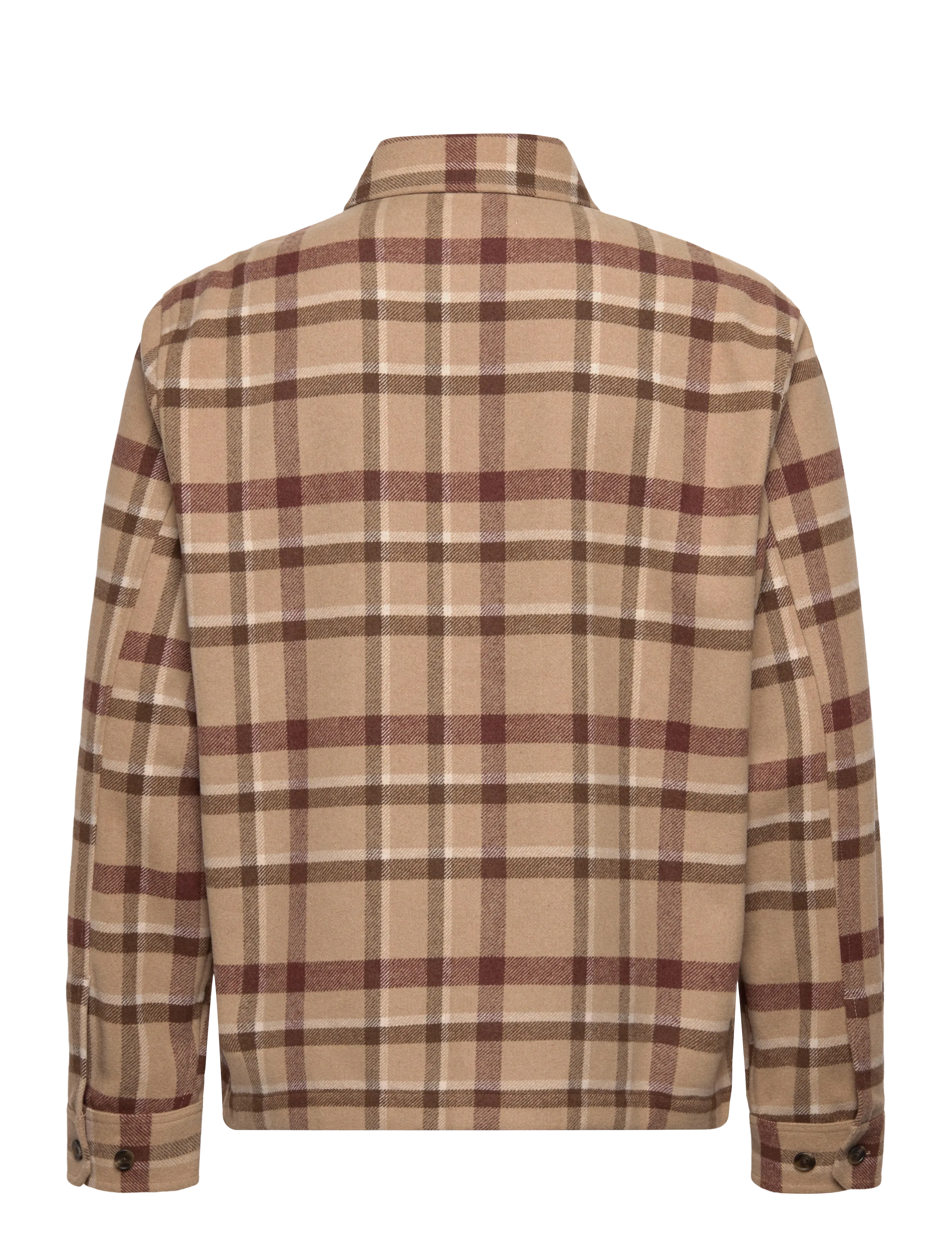 Mango - Check overshirt with pockets - casual hemden - medium brown - 2
