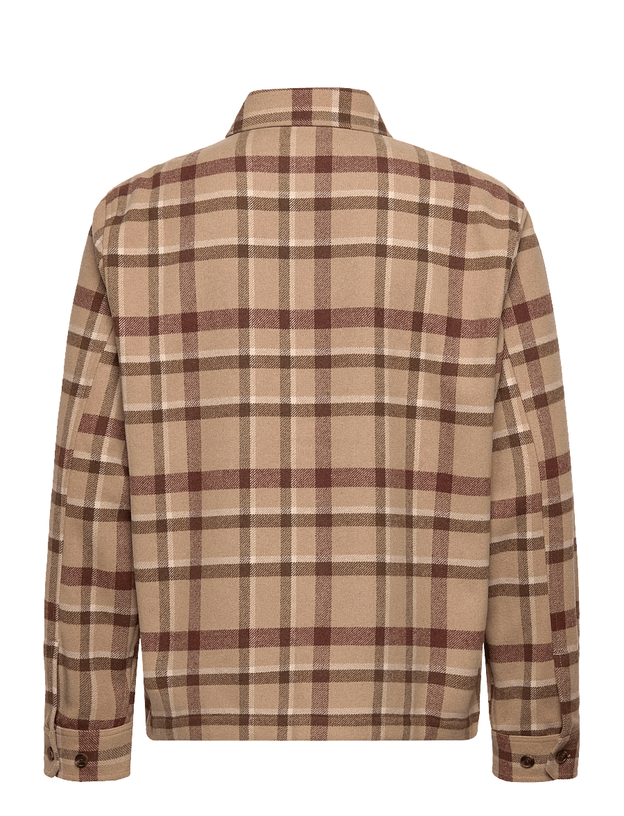 Mango - Check overshirt with pockets - flanell-hemden - medium brown - 2