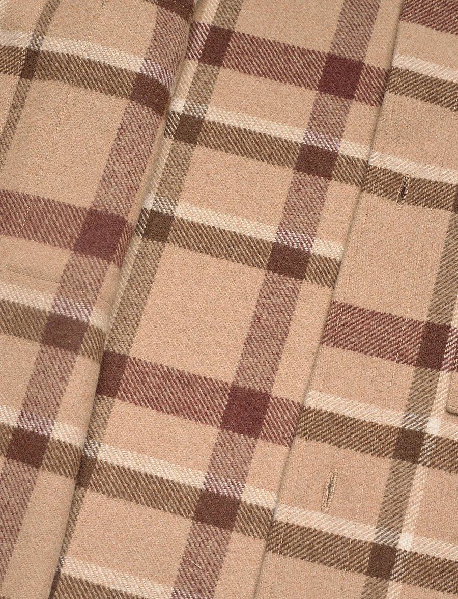 Mango - Check overshirt with pockets - flanell-hemden - medium brown - 5