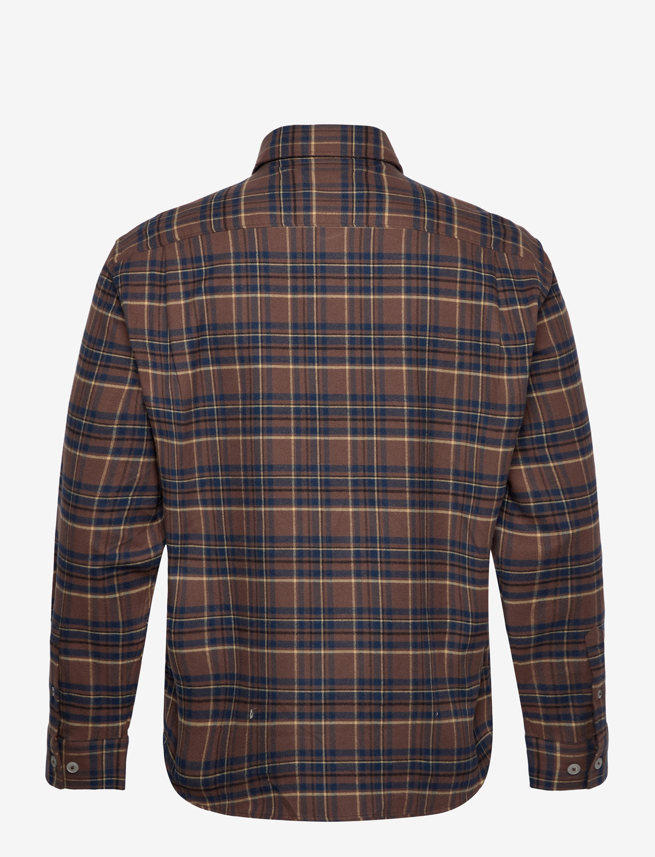 Mango - 100% cotton flannel checkered shirt - casual skjorter - medium brown - 2