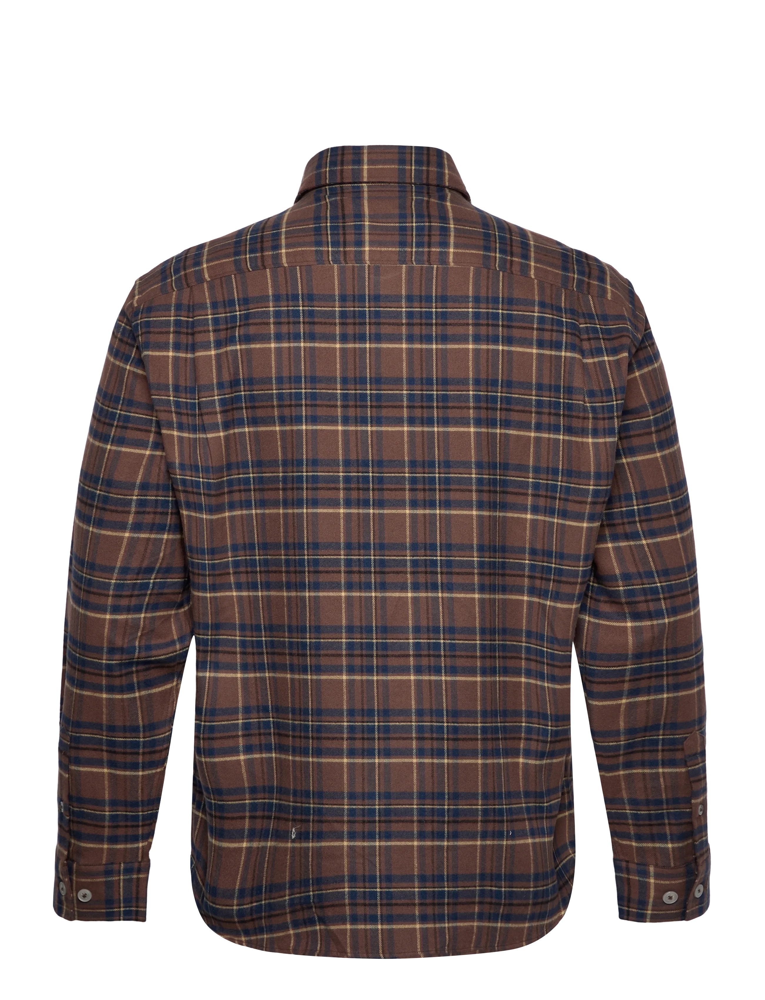 Mango - 100% cotton flannel checkered shirt - casual hemden - medium brown - 2
