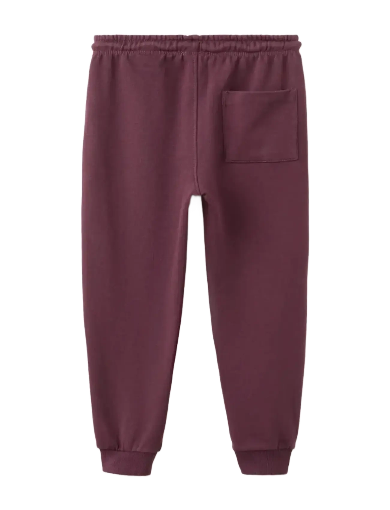 Mango - Cotton jogger-style trousers - gode sommertilbud - dark red - 1