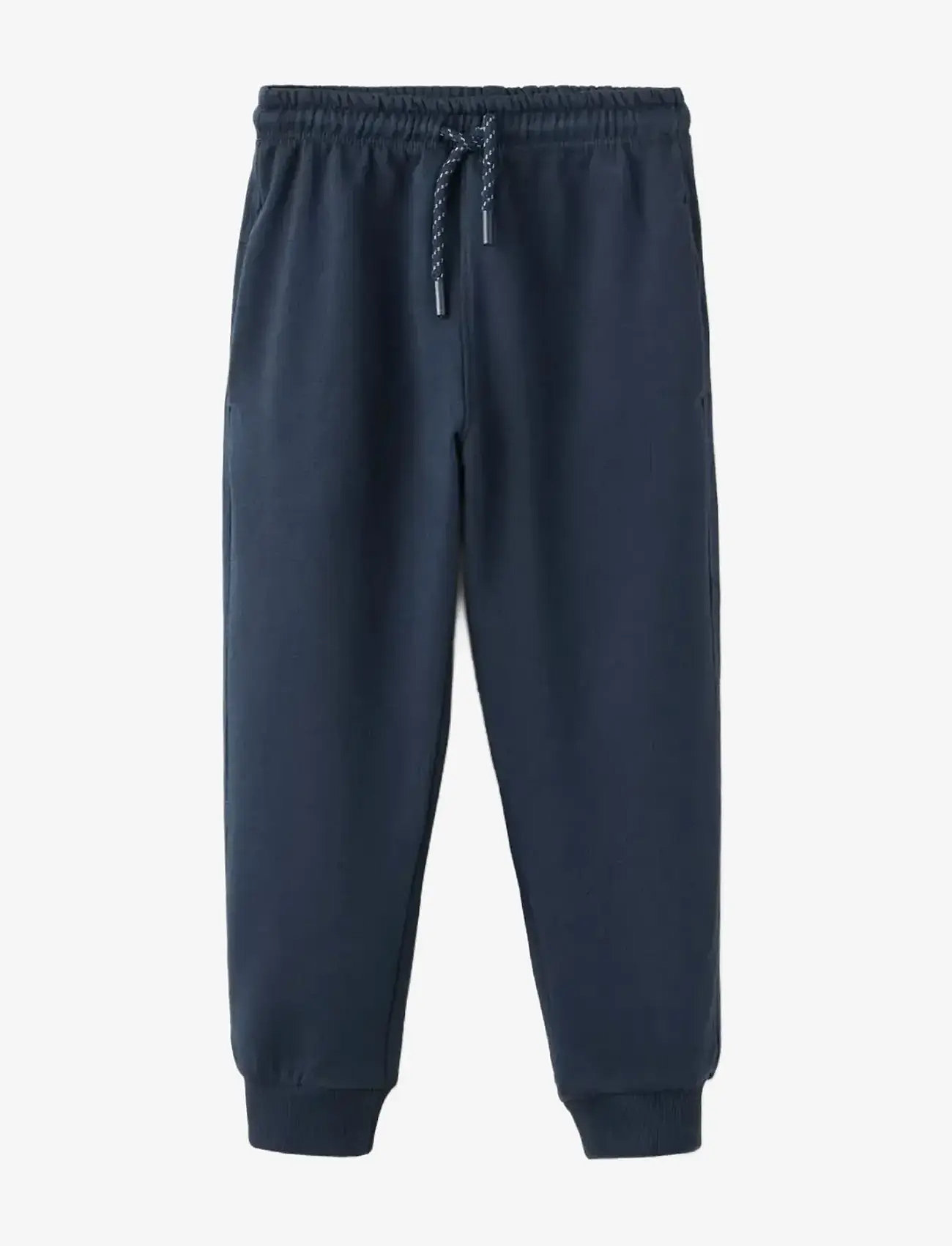 Mango - Cotton jogger-style trousers - jogginghosen - navy - 0
