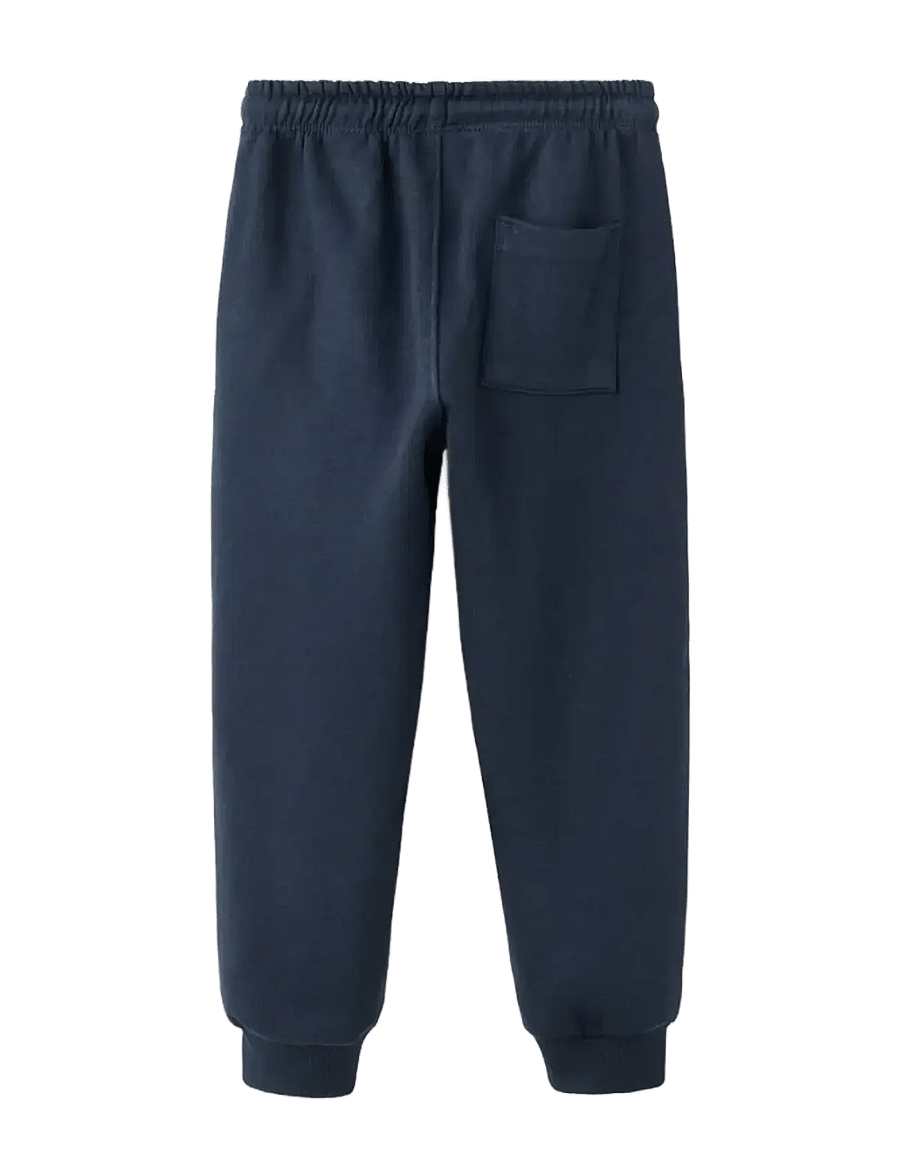 Mango - Cotton jogger-style trousers - sweatpants - navy - 1