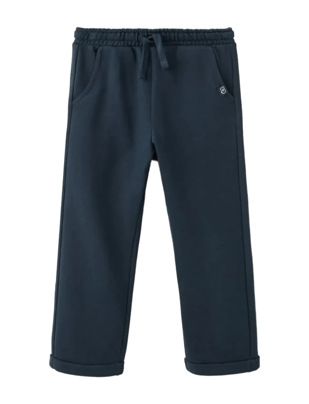 Mango Cotton drawstring joggers - Mango - NAVY / navy