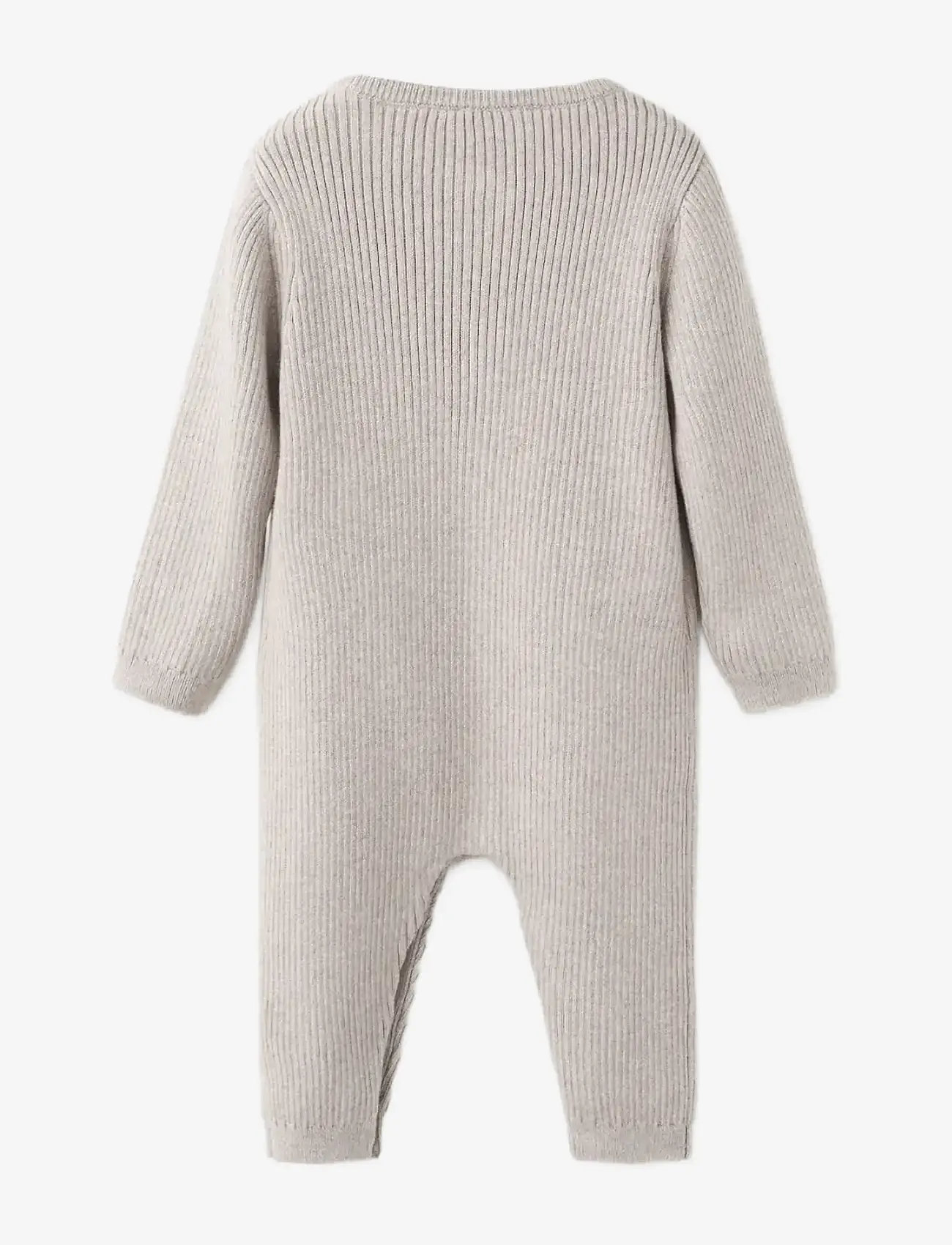 Mango - Buttoned long jumpsuit - byxdress - light beige - 1