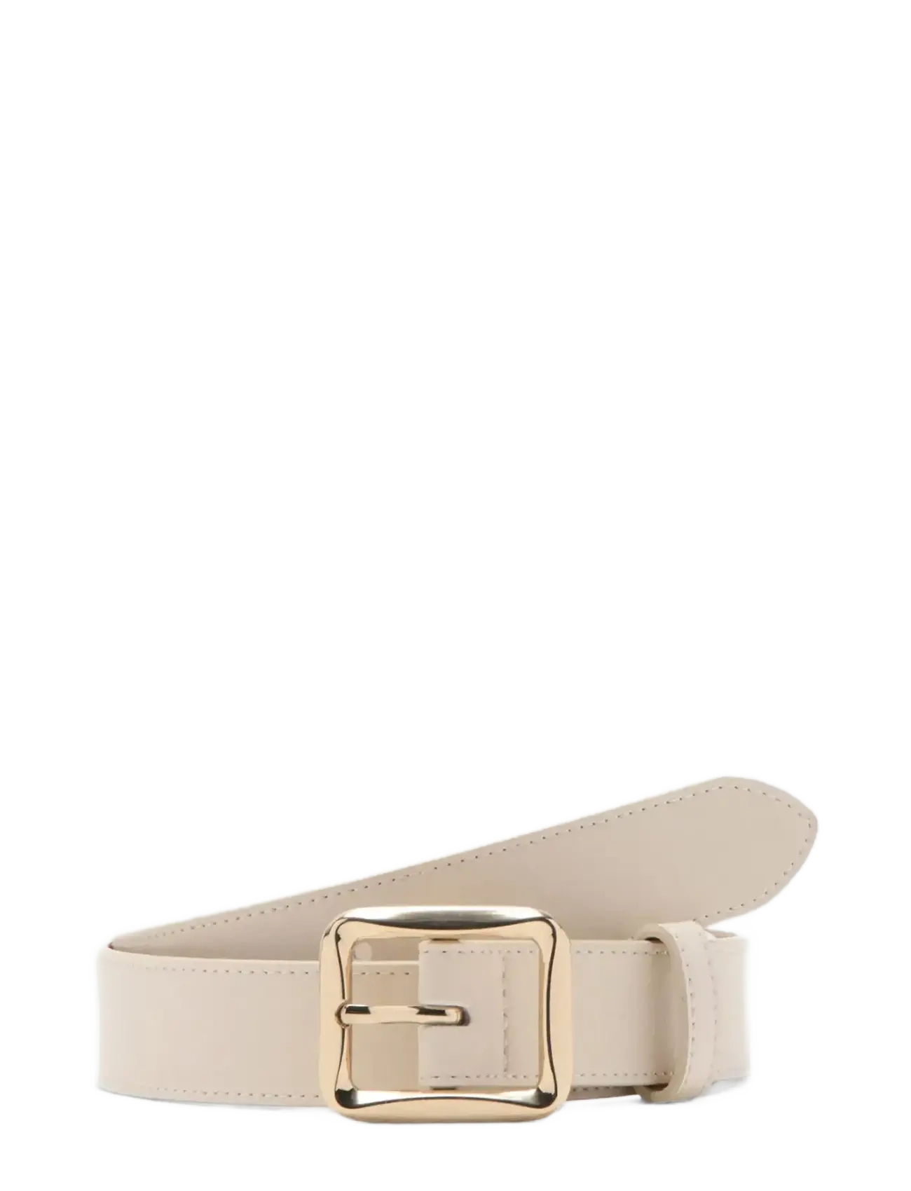 MANGO Square Buckle Gürtel Gold - S - Damen