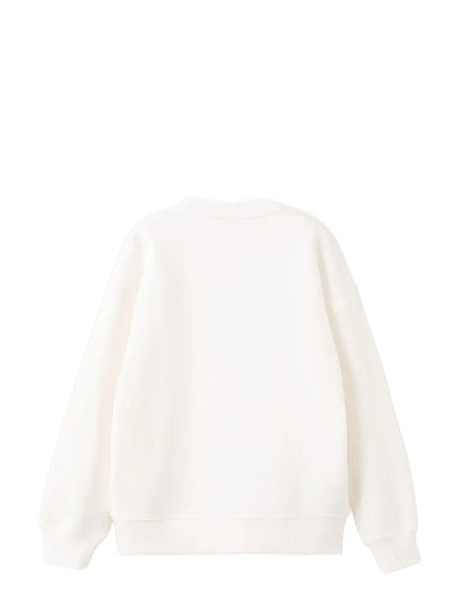 Mango - Printed cotton sweatshirt - collegepaidat - natural white - 2