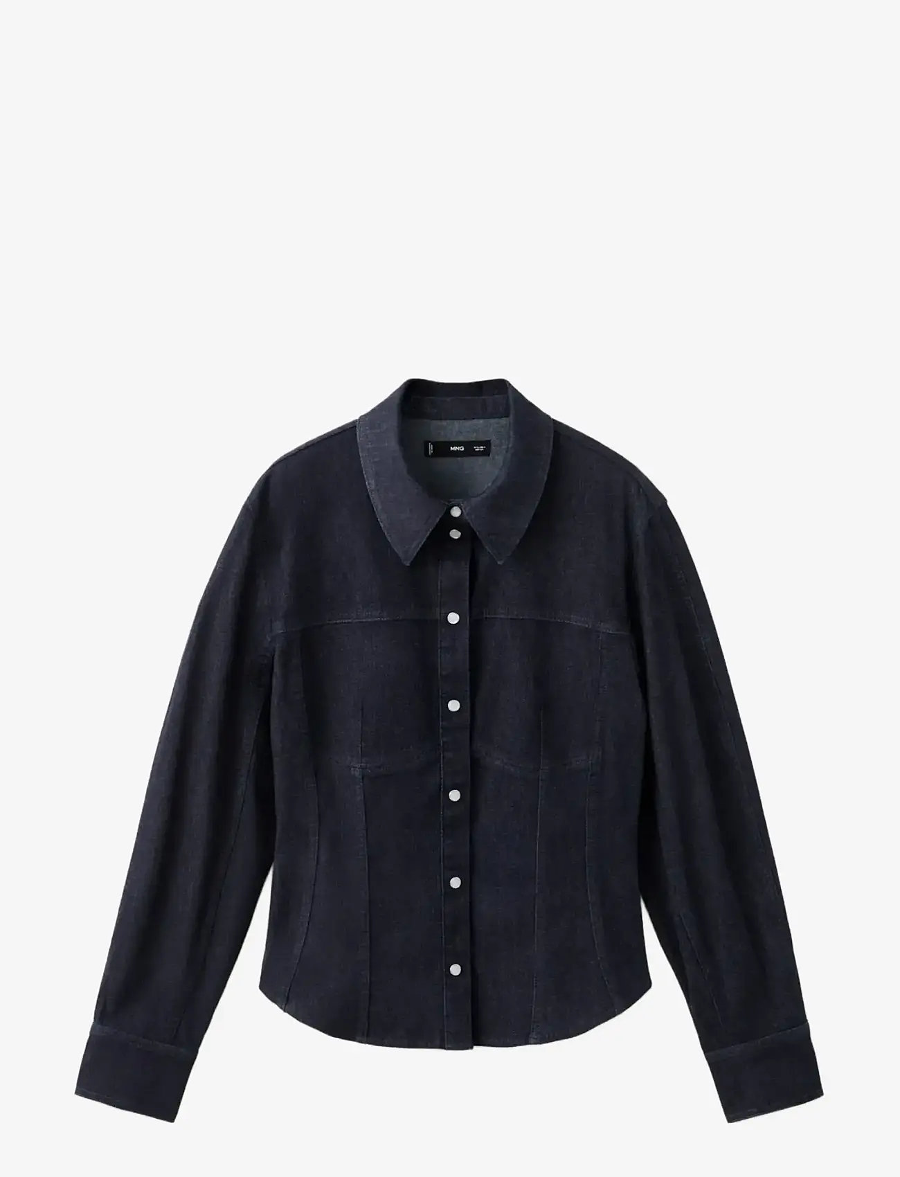 Mango - Denim shirt with seams - jeanshemden - open blue - 1