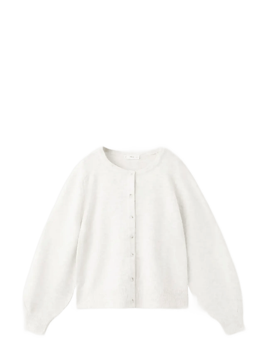 Mango - Knit cardigan - cardigans - lt pastel grey - 0