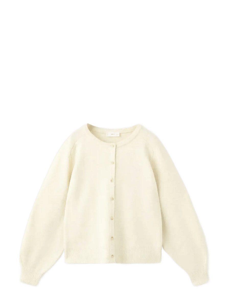Mango - Knit cardigan - koftor - yellow - 0
