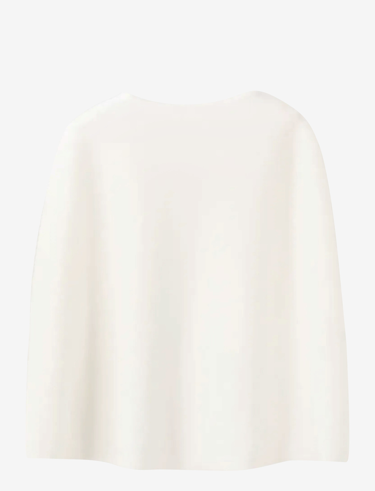 Mango - Knitted cape with lace details - cardigans - natural white - 2