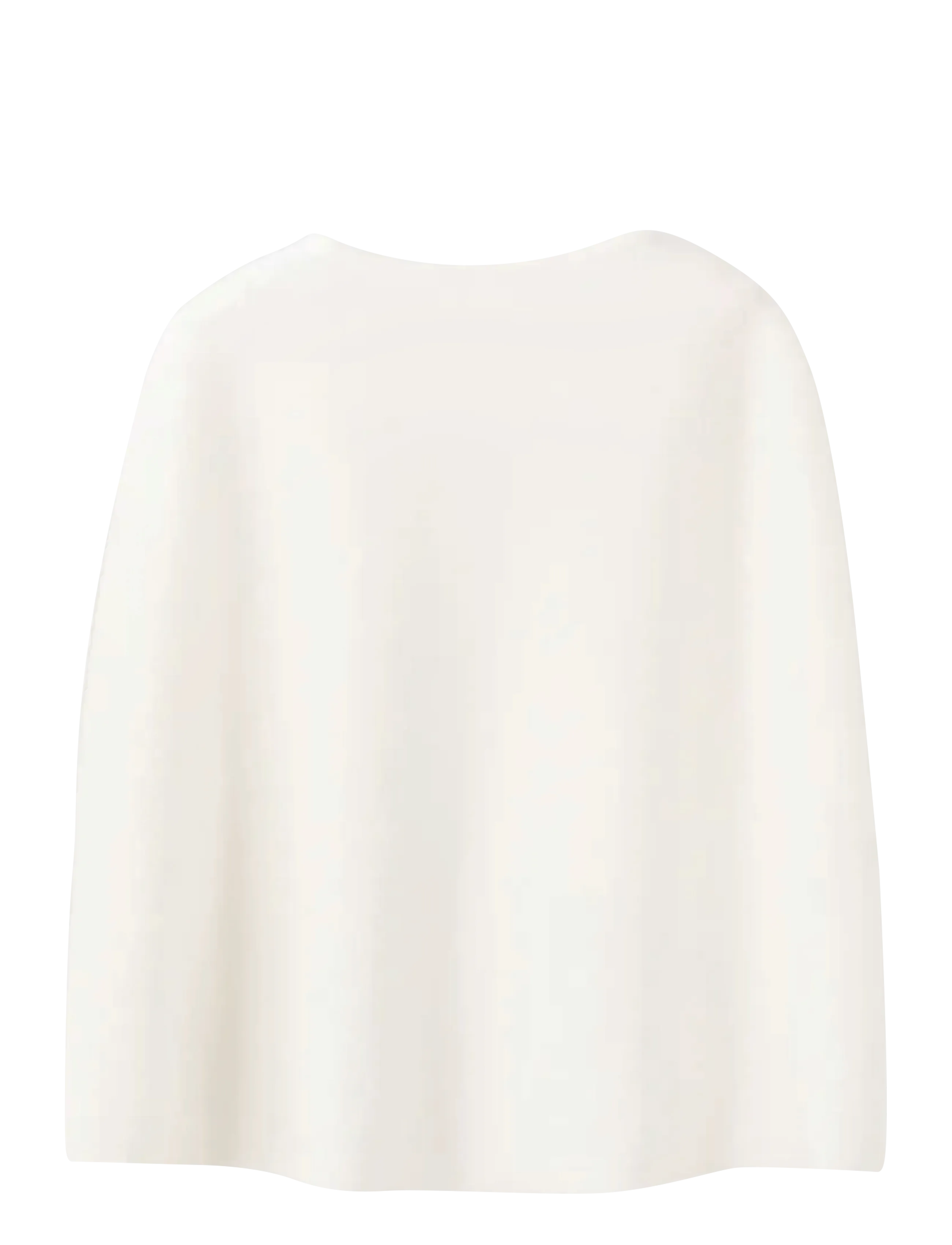 Mango - Knitted cape with lace details - cardigans - natural white - 2