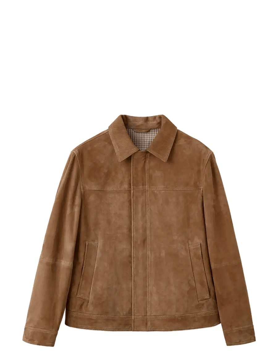Mango - 100% leather jacket with pockets - kevättakit - dark brown - 1