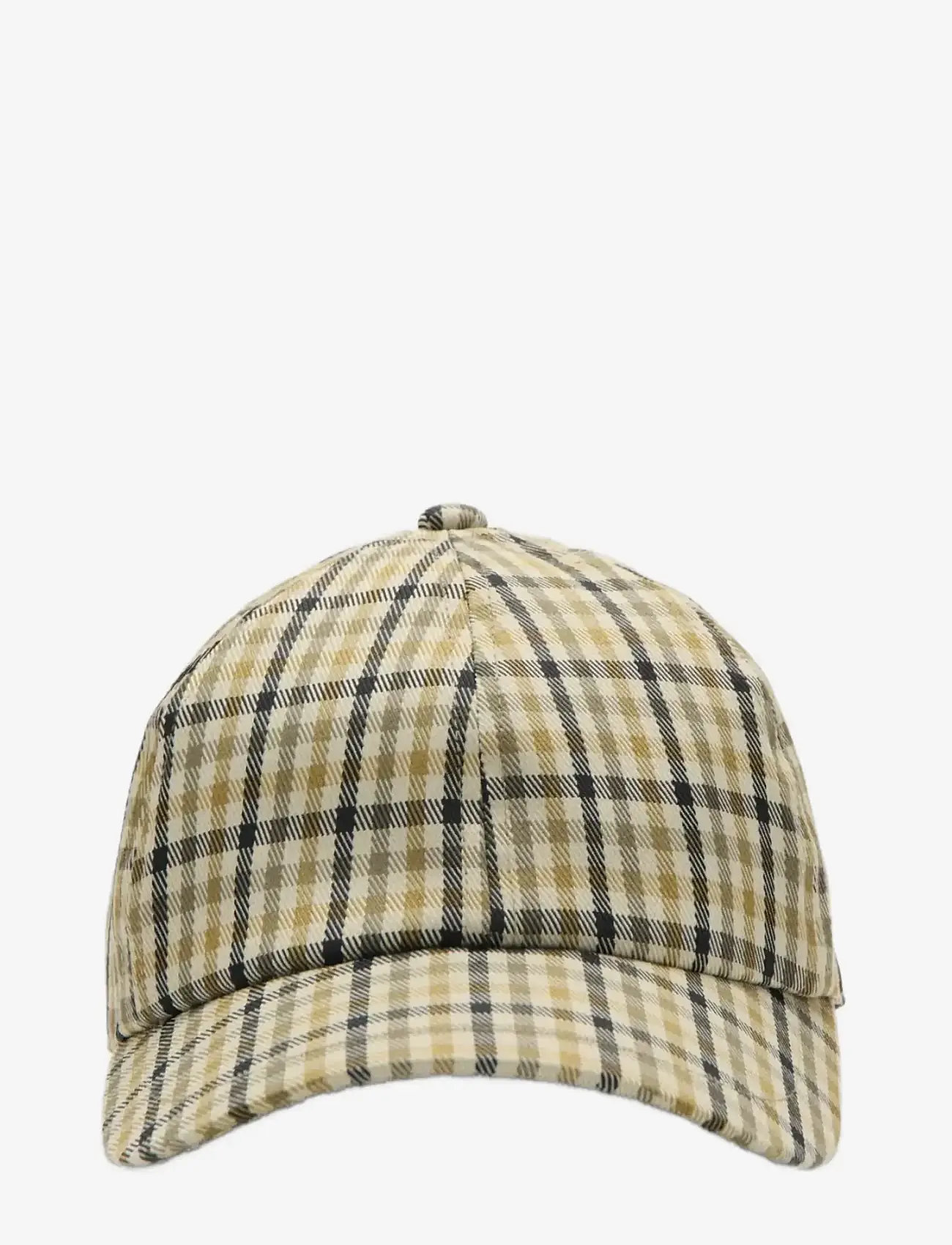 Mango - Cap with check visor - lägsta priserna - medium brown - 1