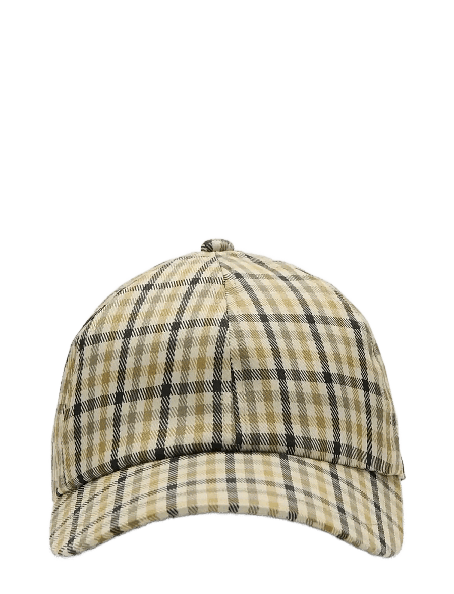 Mango - Cap with check visor - kepsar - medium brown - 1