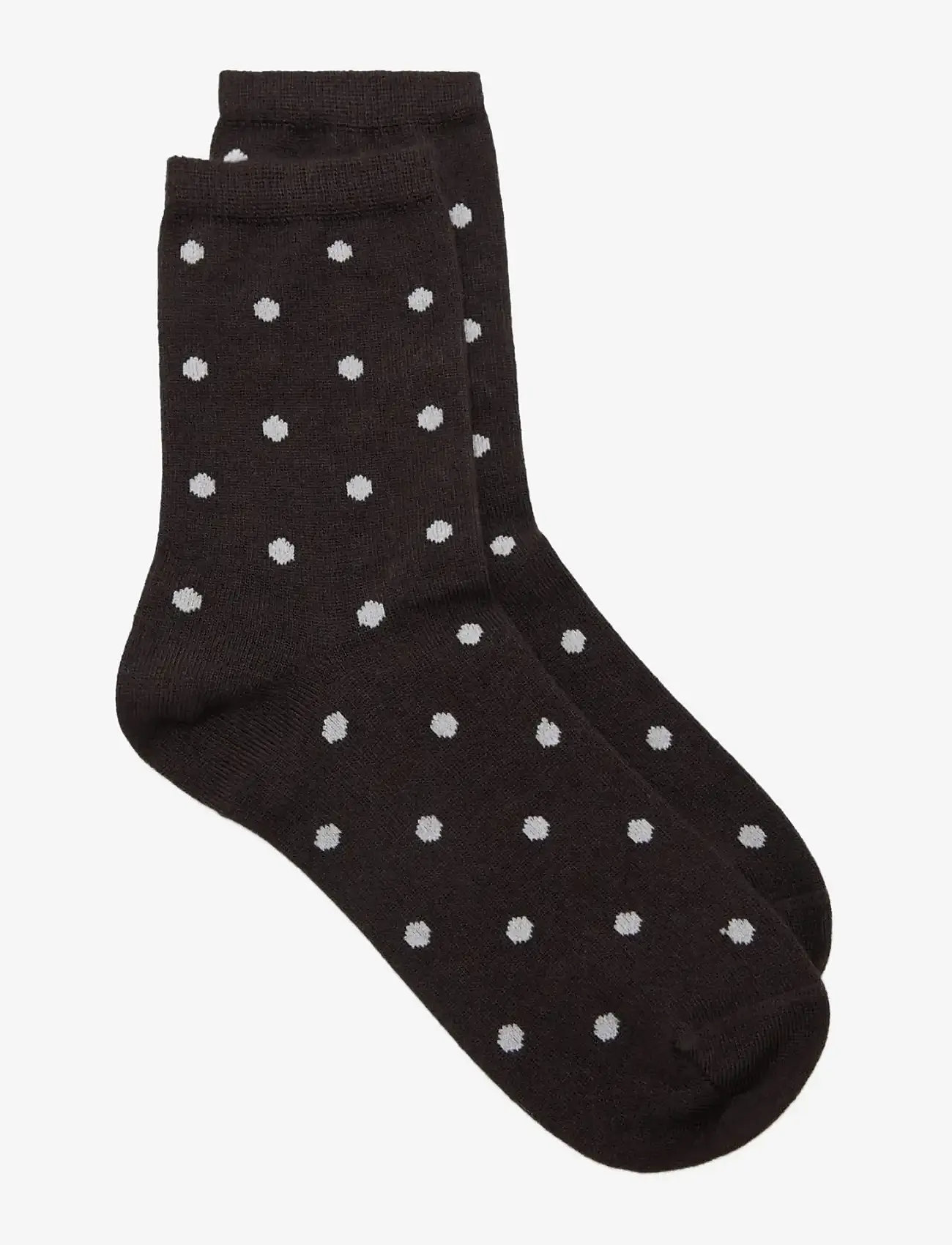 Mango - Polka dot socks - kashmir - dark brown - 0