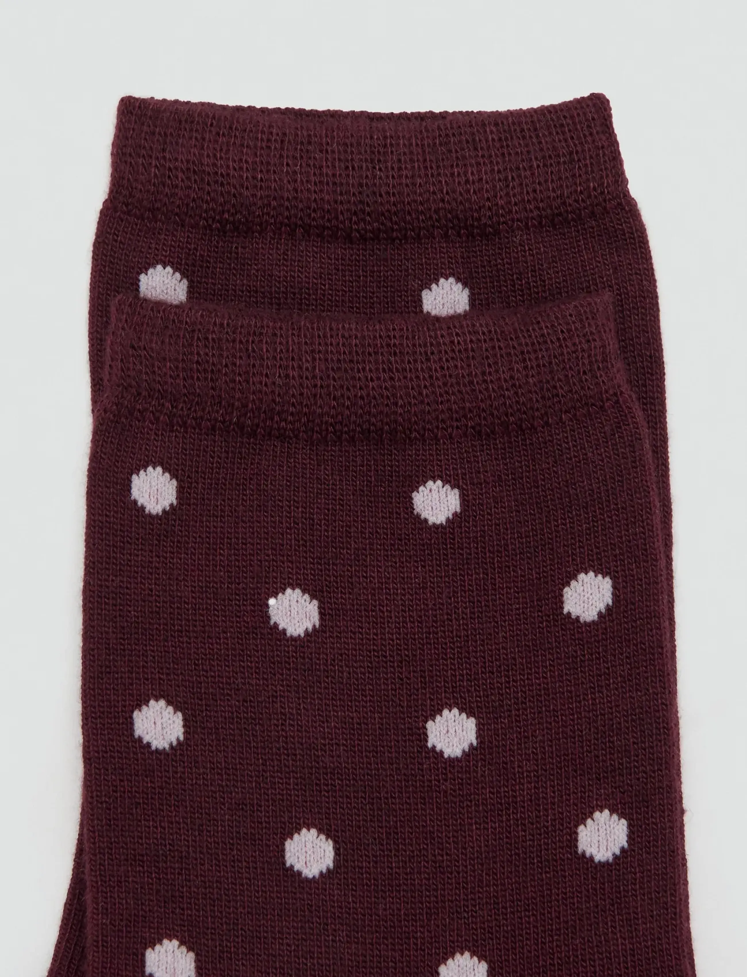 Mango - Polka dot socks - laveste priser - dark red - 1