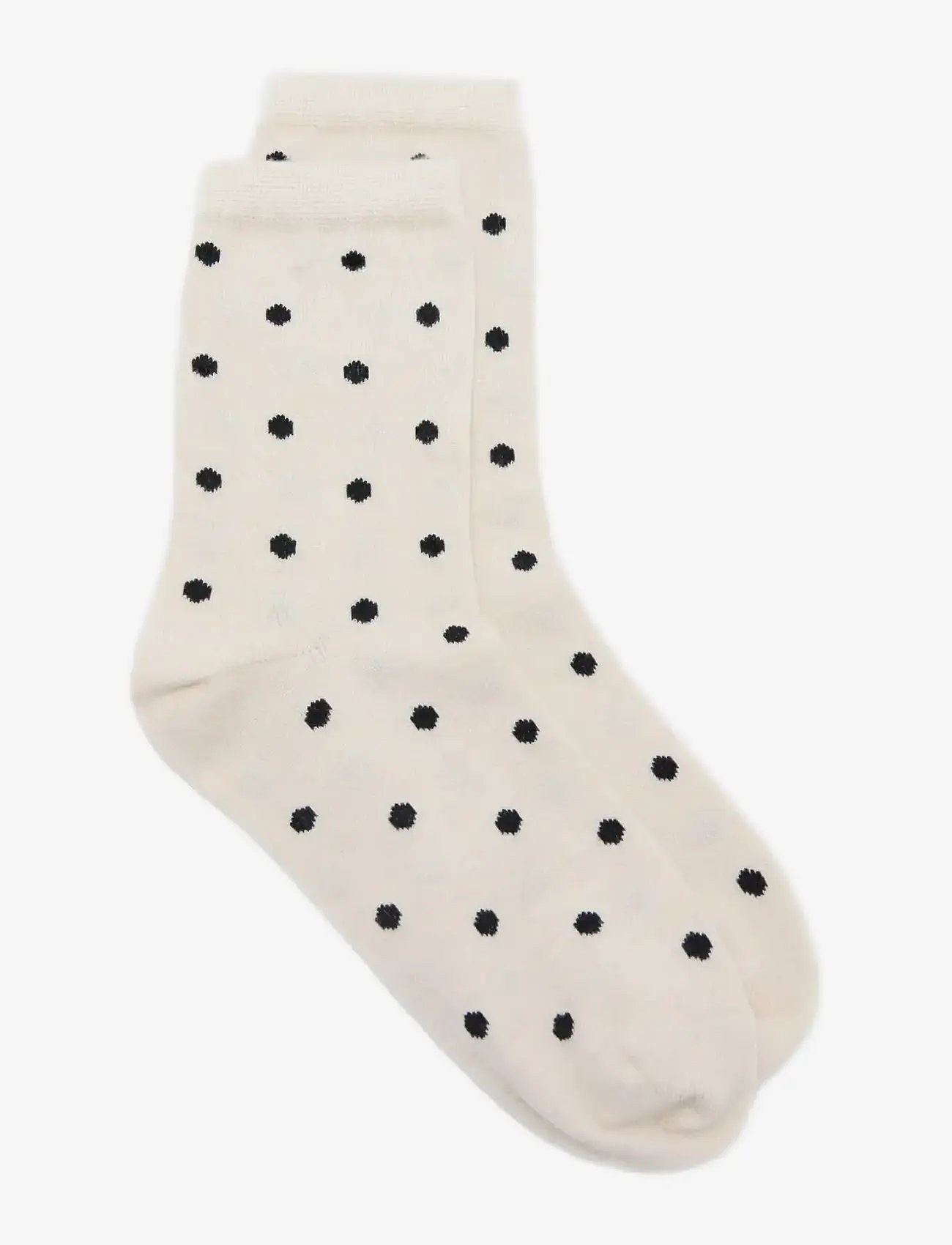 Mango - Polka dot socks - cashmere - light beige - 0