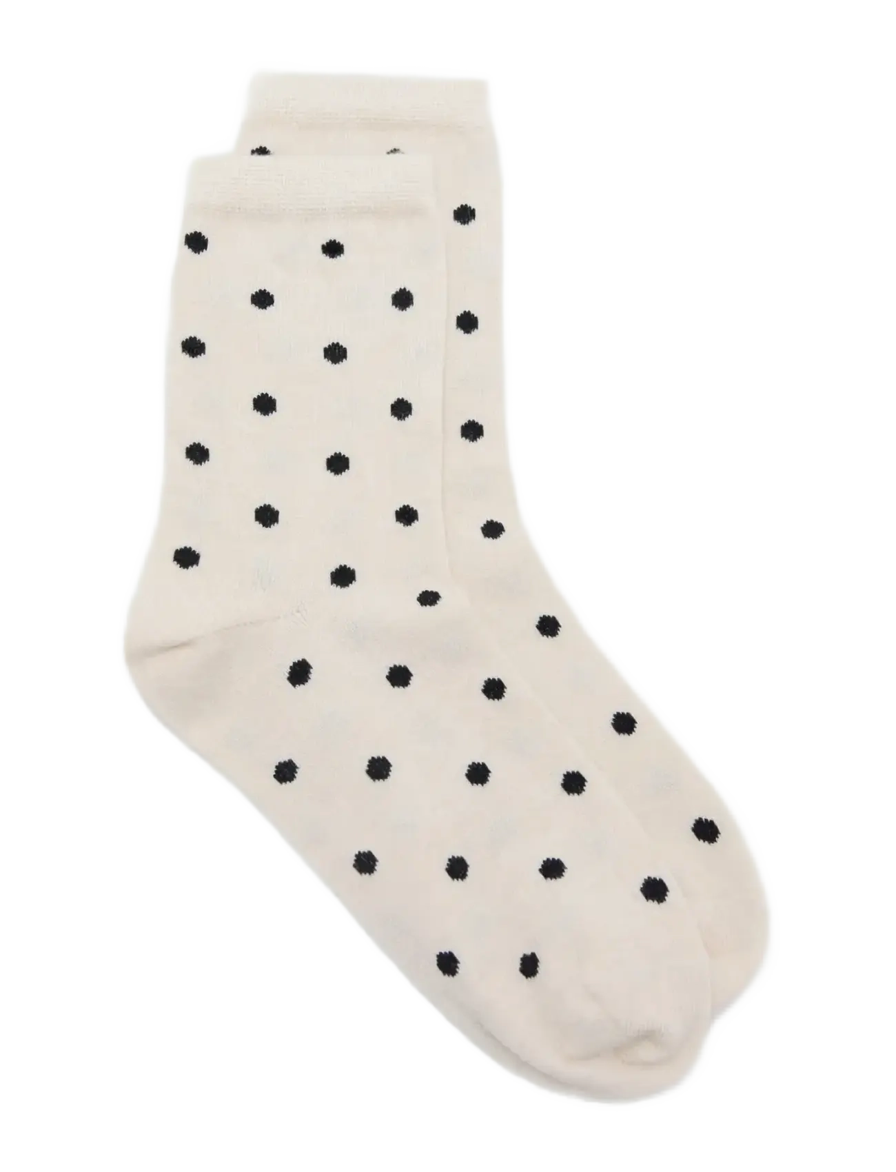 Mango Polka dot socks - One Size - Strømper - LIGHT BEIGE / cream