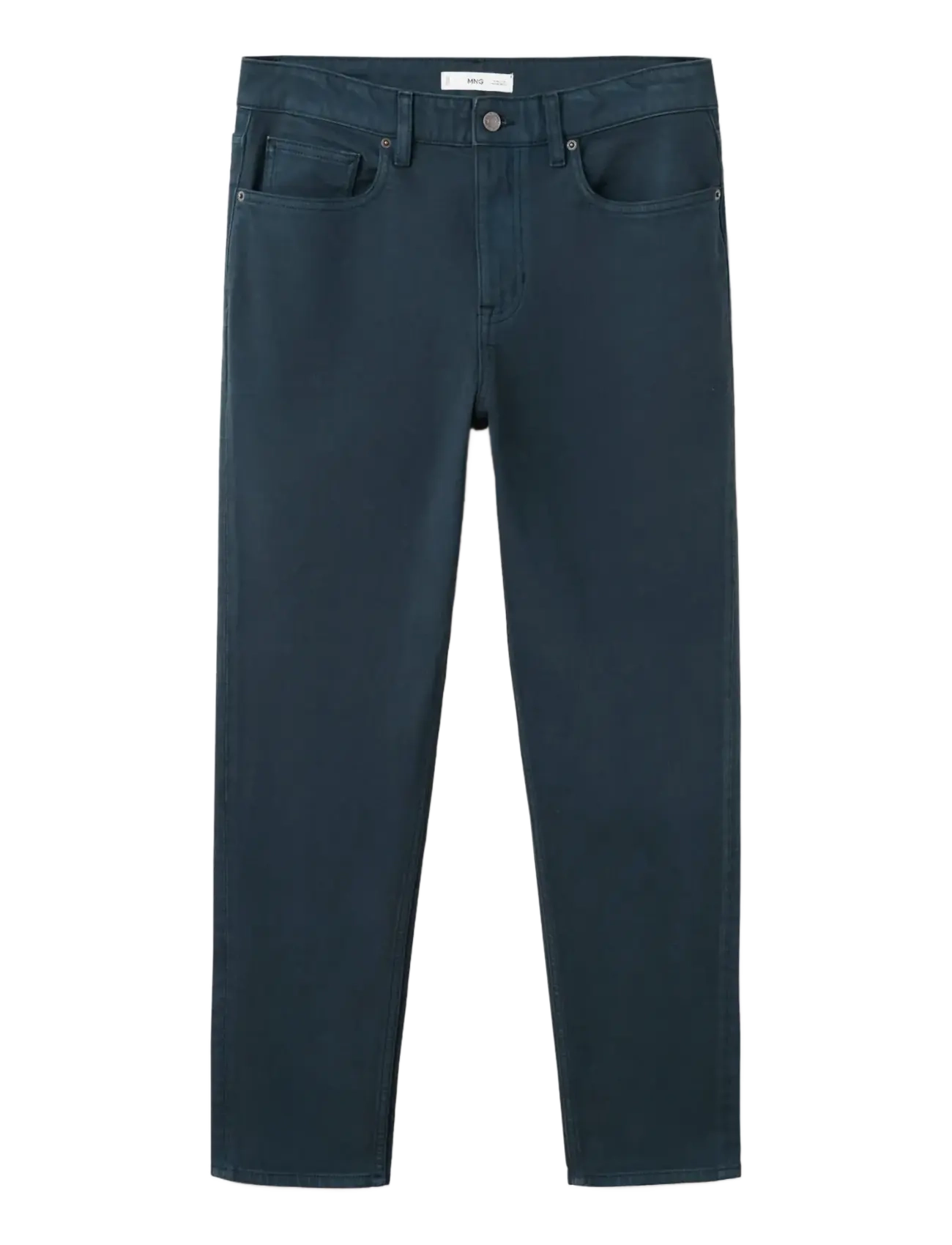 MANGO Ben Cropped Tapered-Fit Jeans Navy - 44 - Herren