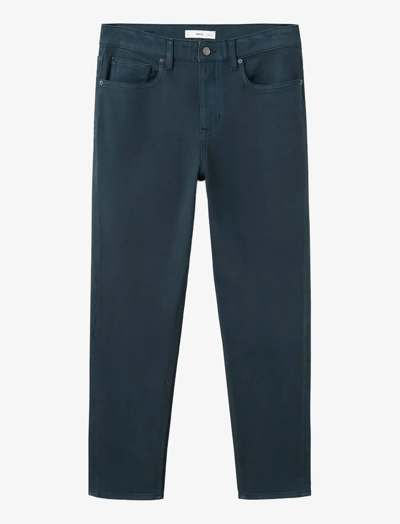 Mango - Ben cropped tapered-fit jeans - hosen & jeans - navy - 1