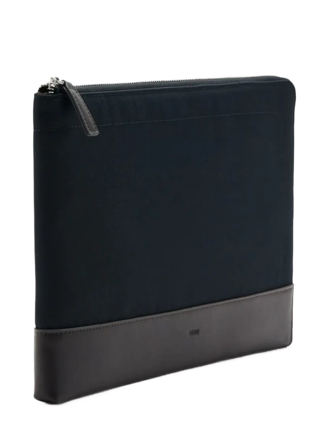 Mango - Laptop case with leather details - laptoptaschen - brown - 1