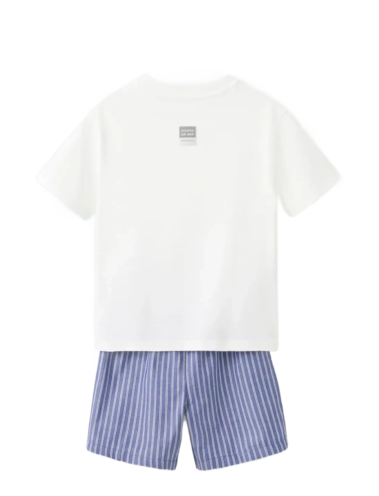 Mango - Striped short pyjamas - pyjamassæt - natural white - 1