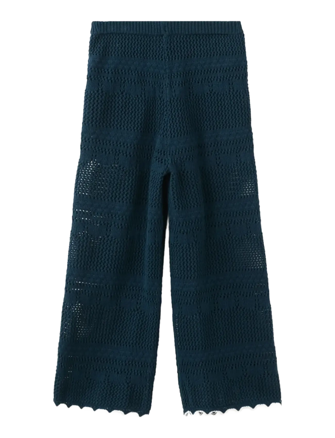 Mango - Contrast crochet trousers - suvised sooduspakkumised - navy - 1