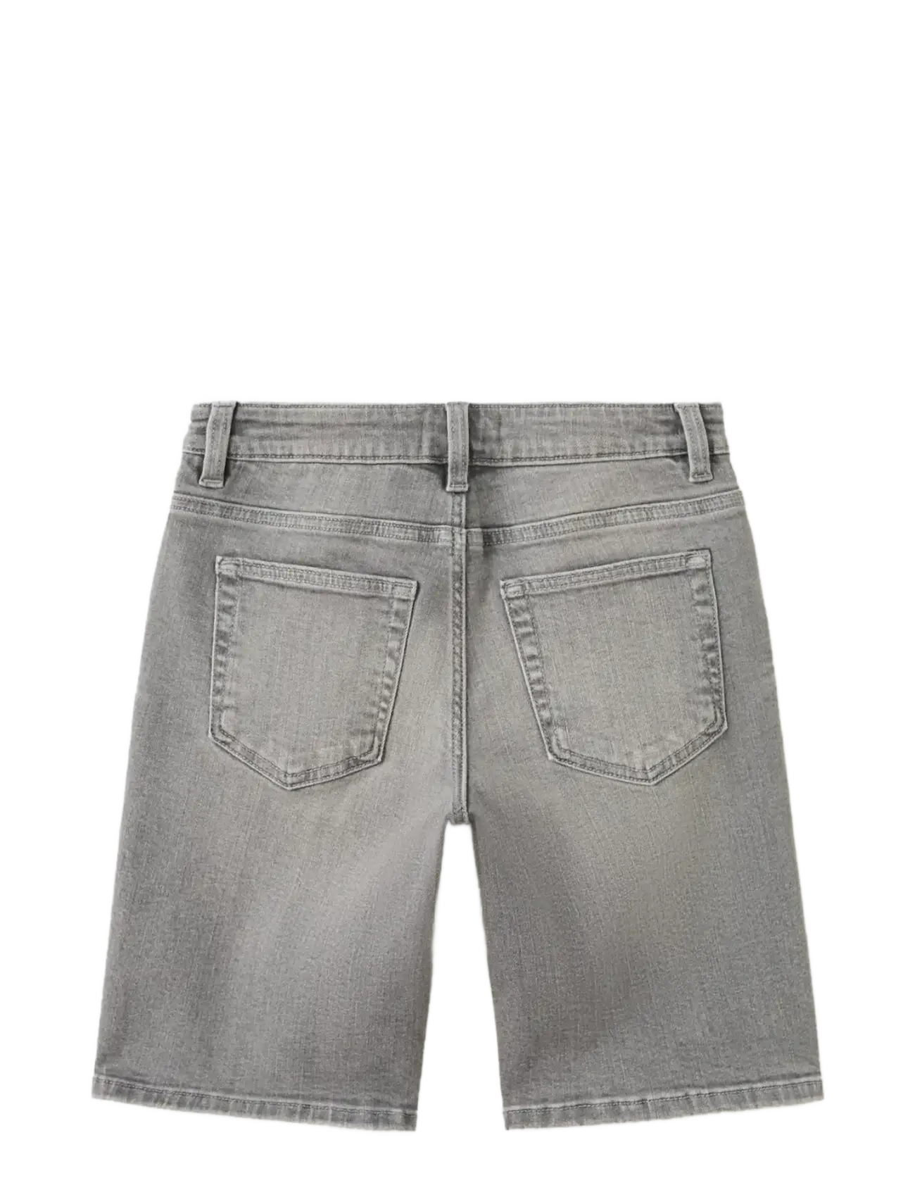 Mango - Straight-fit denim bermuda shorts - jeansshorts - open grey - 1
