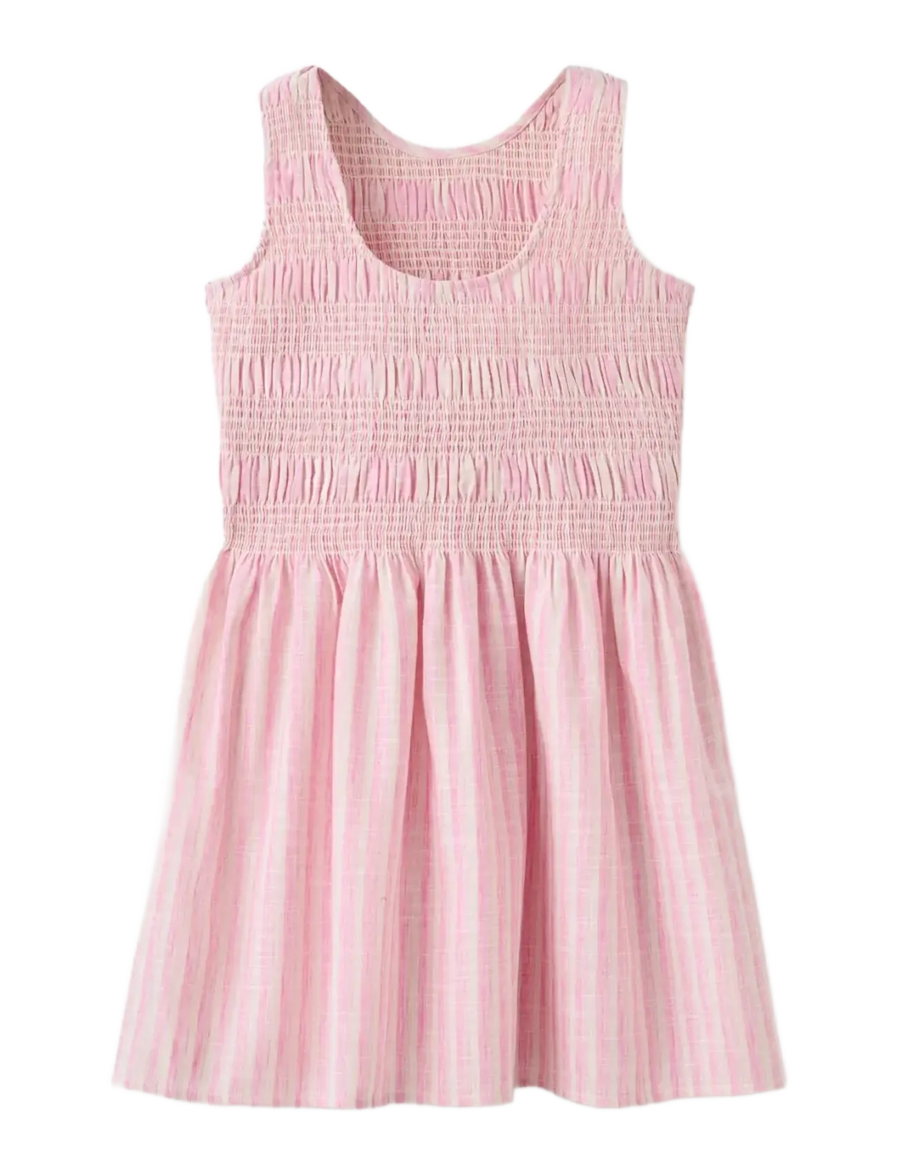 Mango - Bow striped dress - Ærmeløse hverdagskjoler - pink - 1