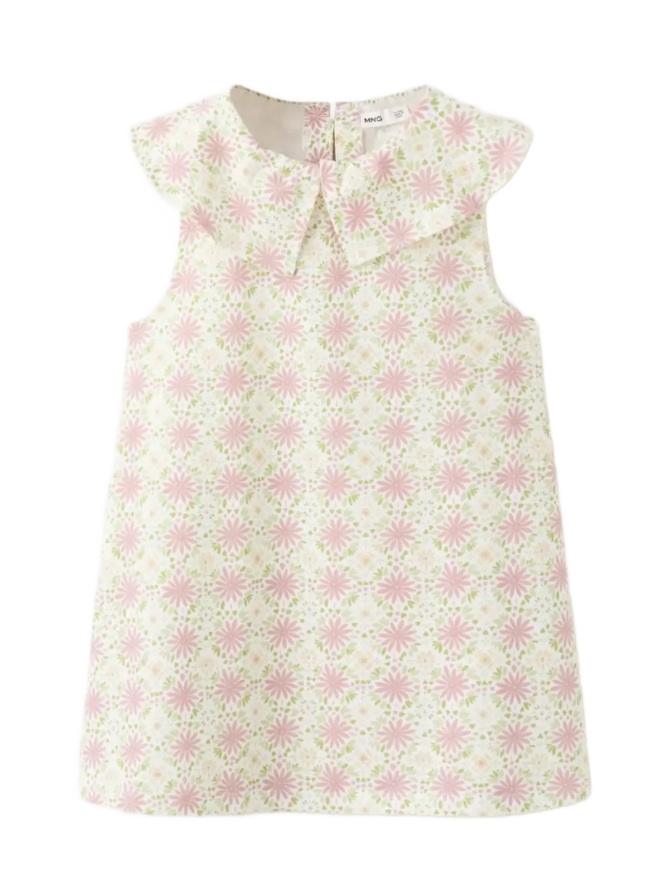 Mango Printed Cotton Dress, 4-5, Baby Dresses, Mehrfarbig/gemustert - Sleevless Kinder
