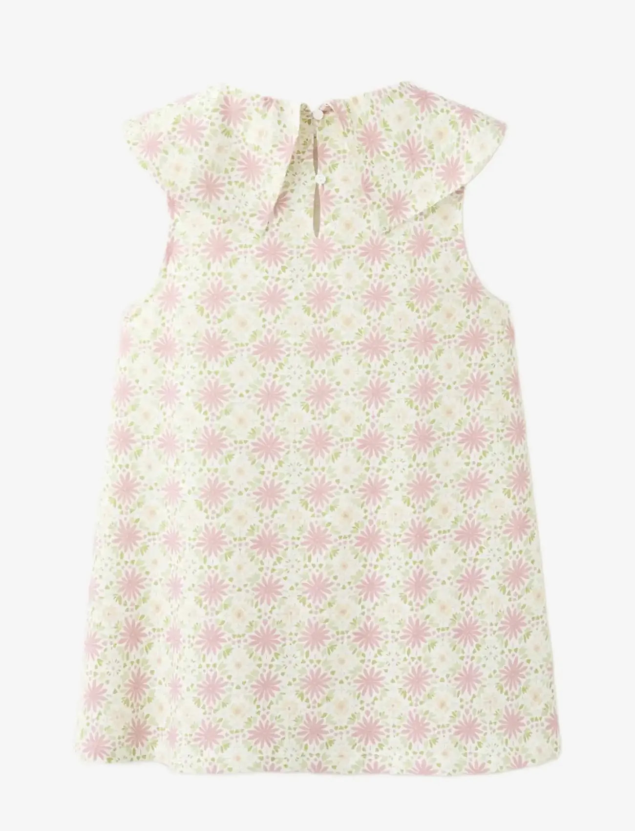 Mango - Printed cotton dress - Ærmeløse babykjoler - natural white - 1