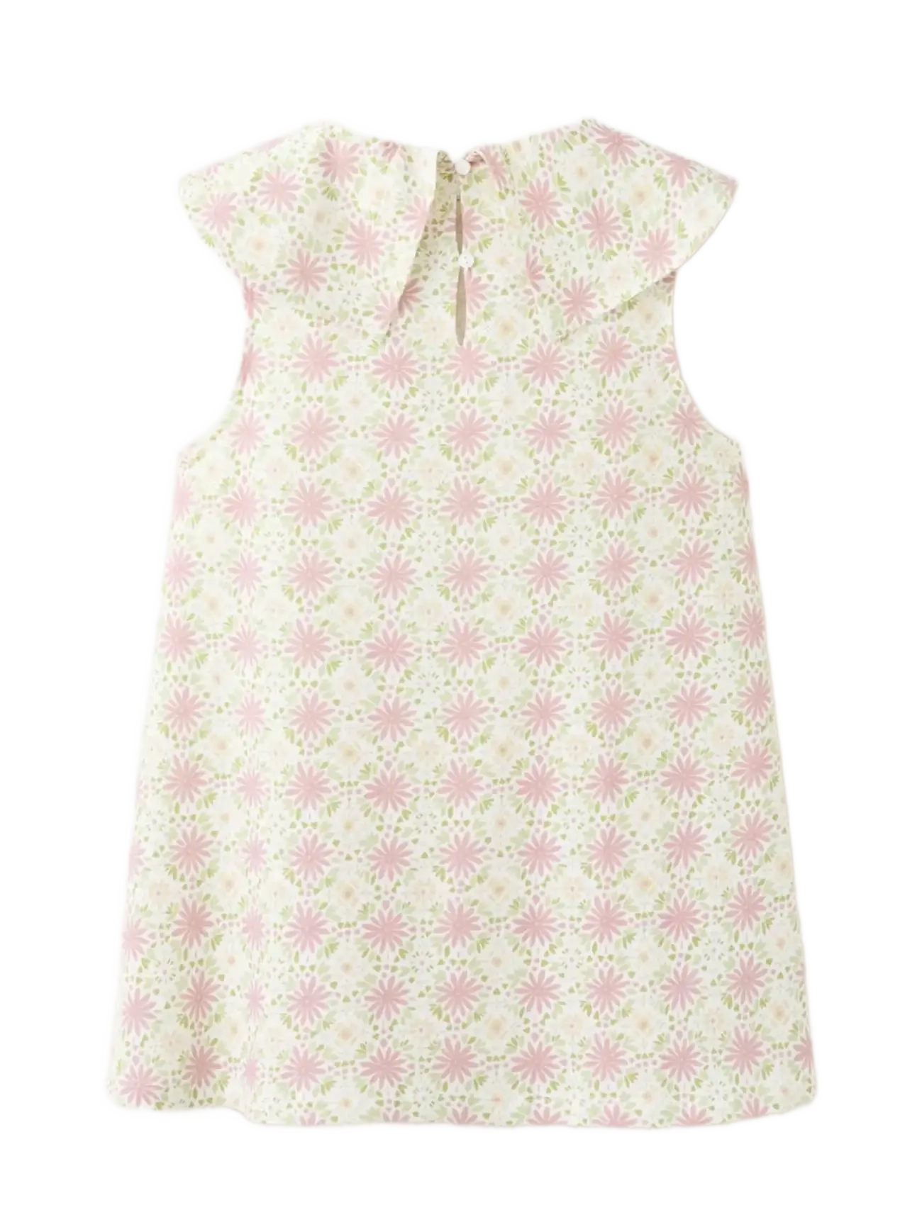 Mango - Printed cotton dress - Ærmeløse babykjoler - natural white - 1