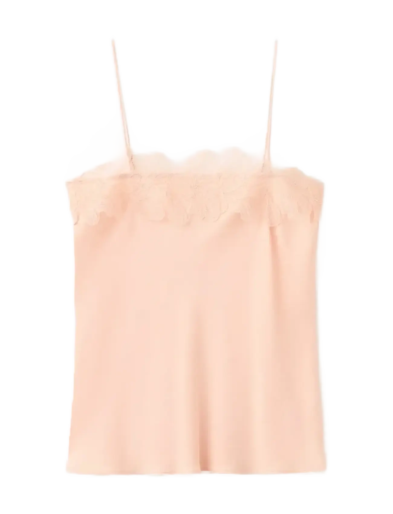 MANGO Strickjacke Trim Oberteil Pink - L - Damen
