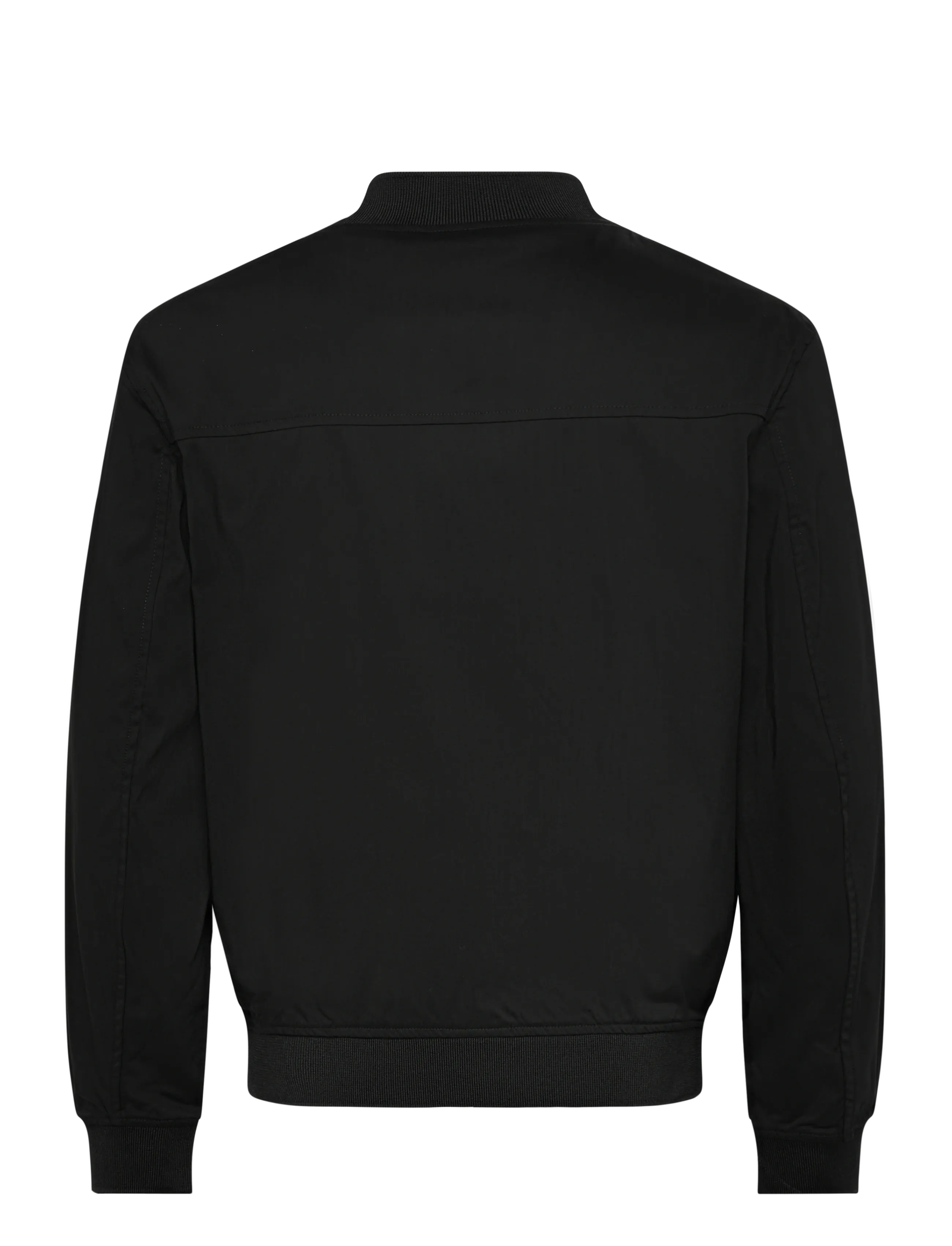 Mango - Straight lyocell bomber - overtøj - black - 2