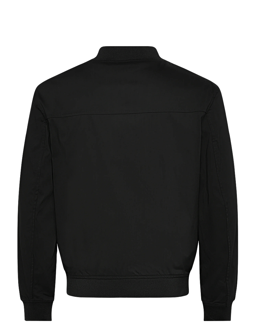 Mango - Straight lyocell bomber - efterårsjakker - black - 2