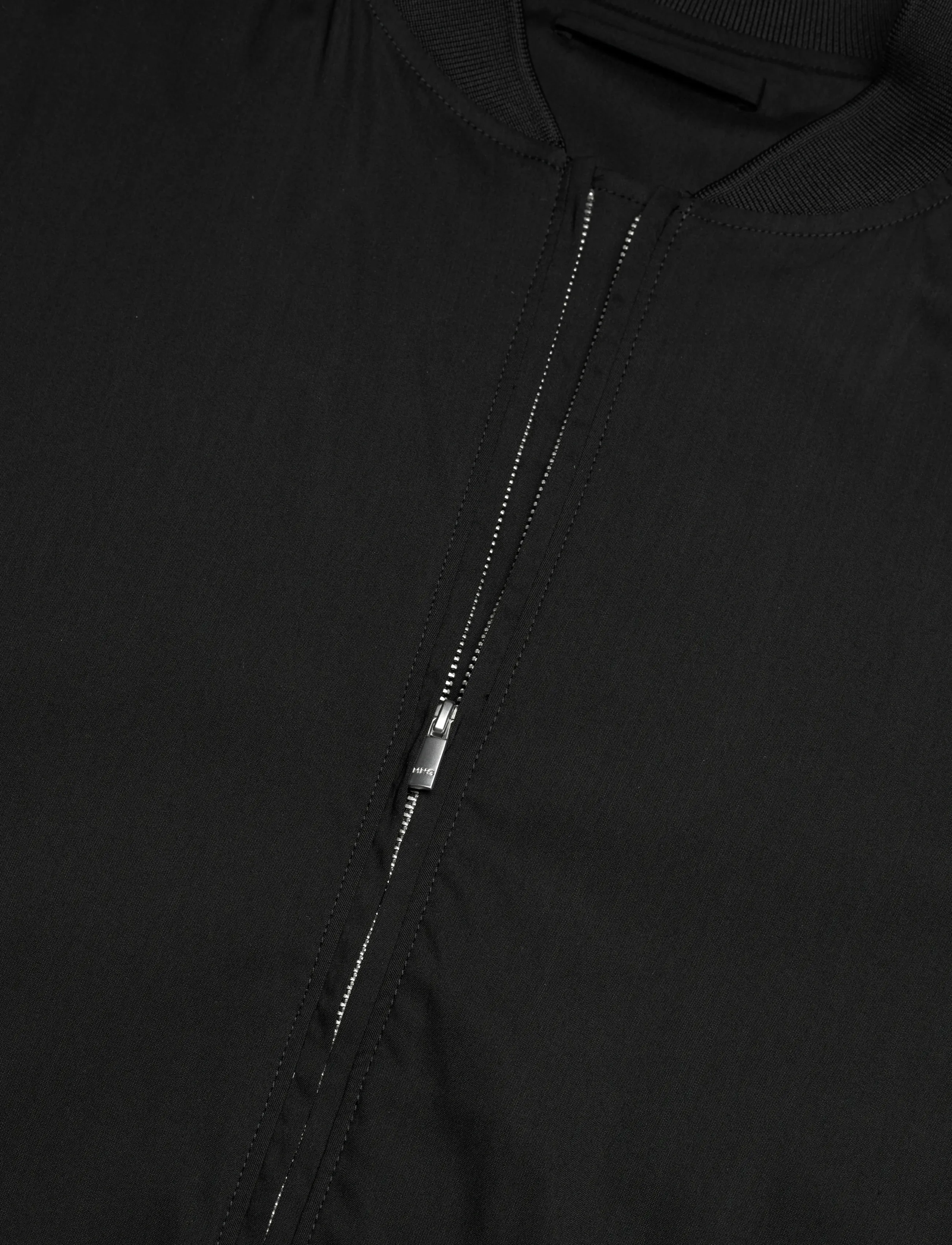Mango - Straight lyocell bomber - overtøj - black - 5