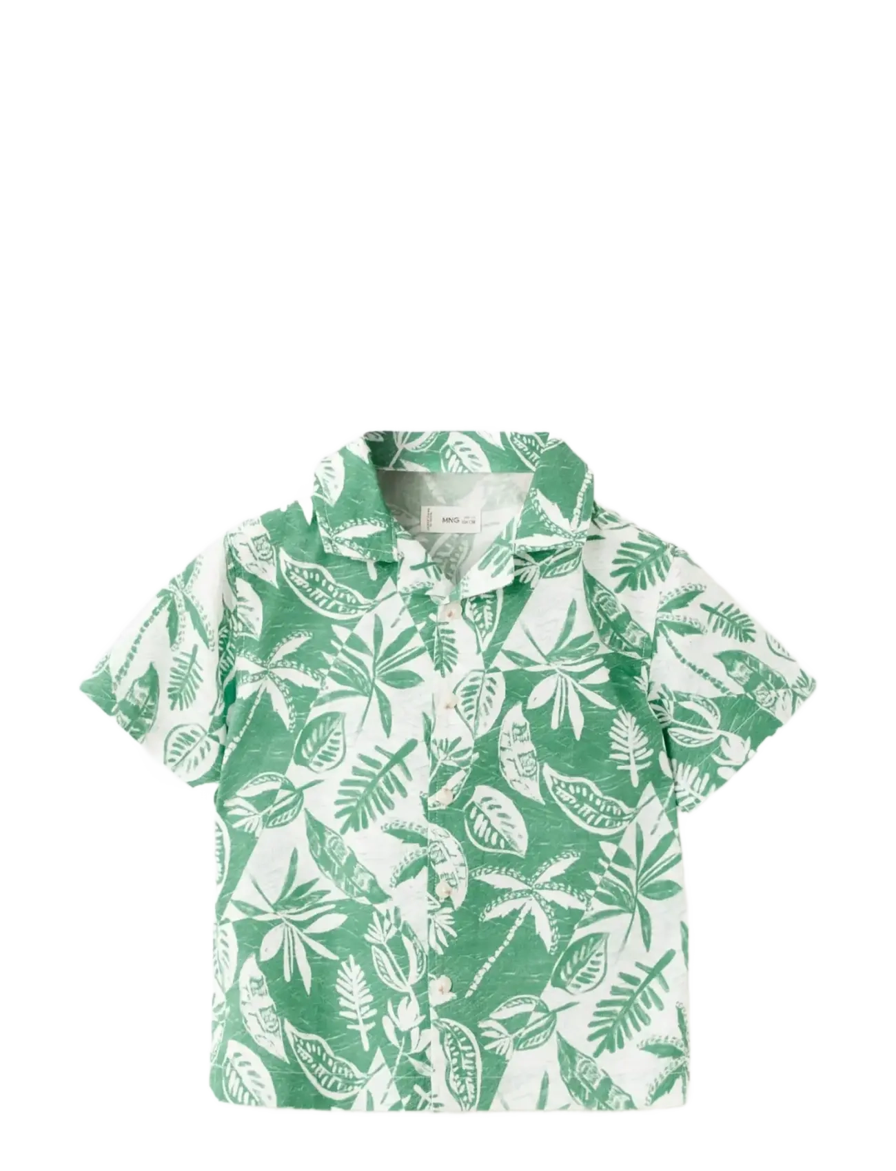 MANGO Floral-Print Baumwolle Shirt Patterned - 12-18M - Kinder