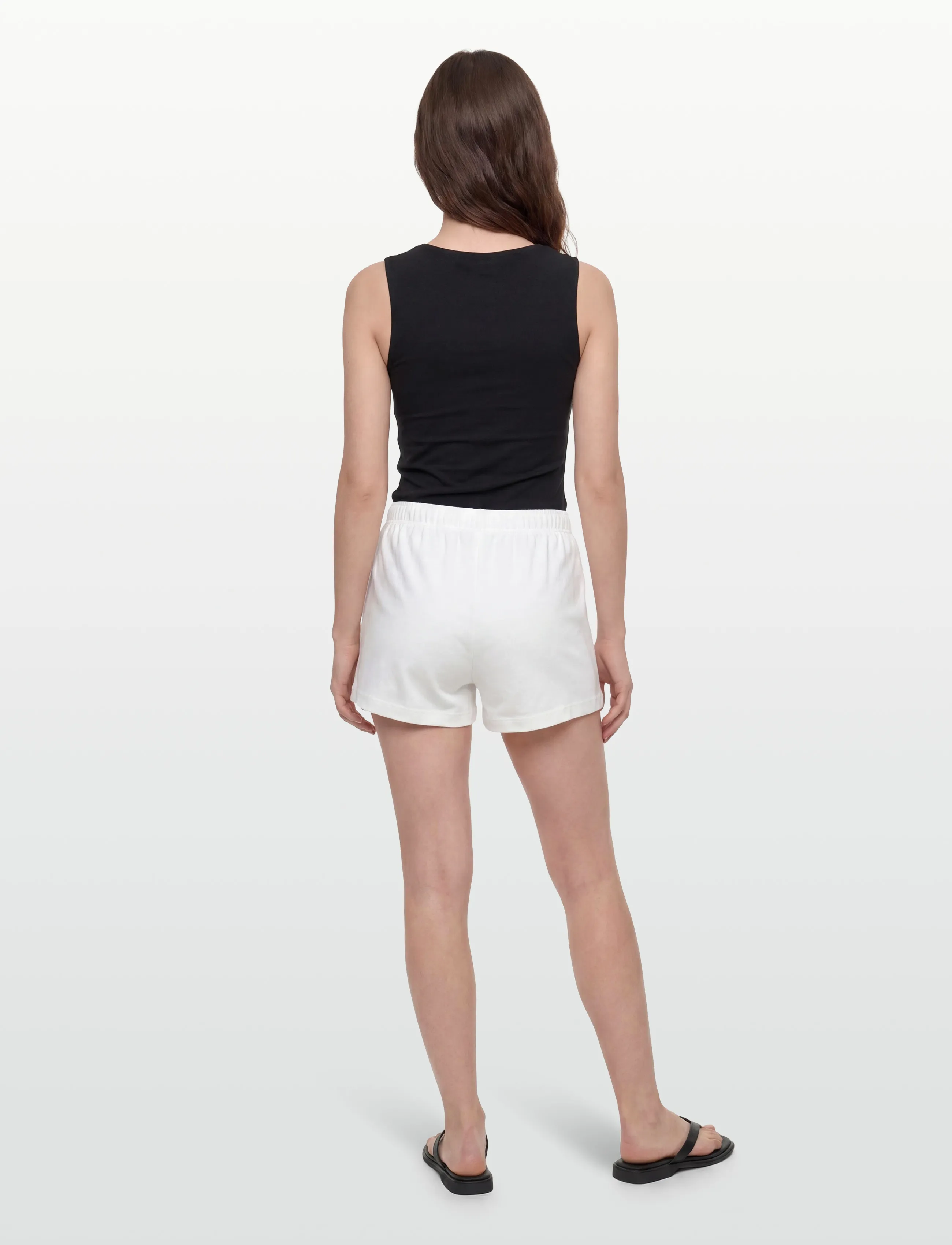 Mango - Ruffled trouser skirt - skorts - natural white - 4