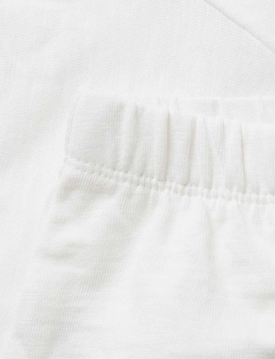Mango - Ruffled trouser skirt - byxkjolar - natural white - 2