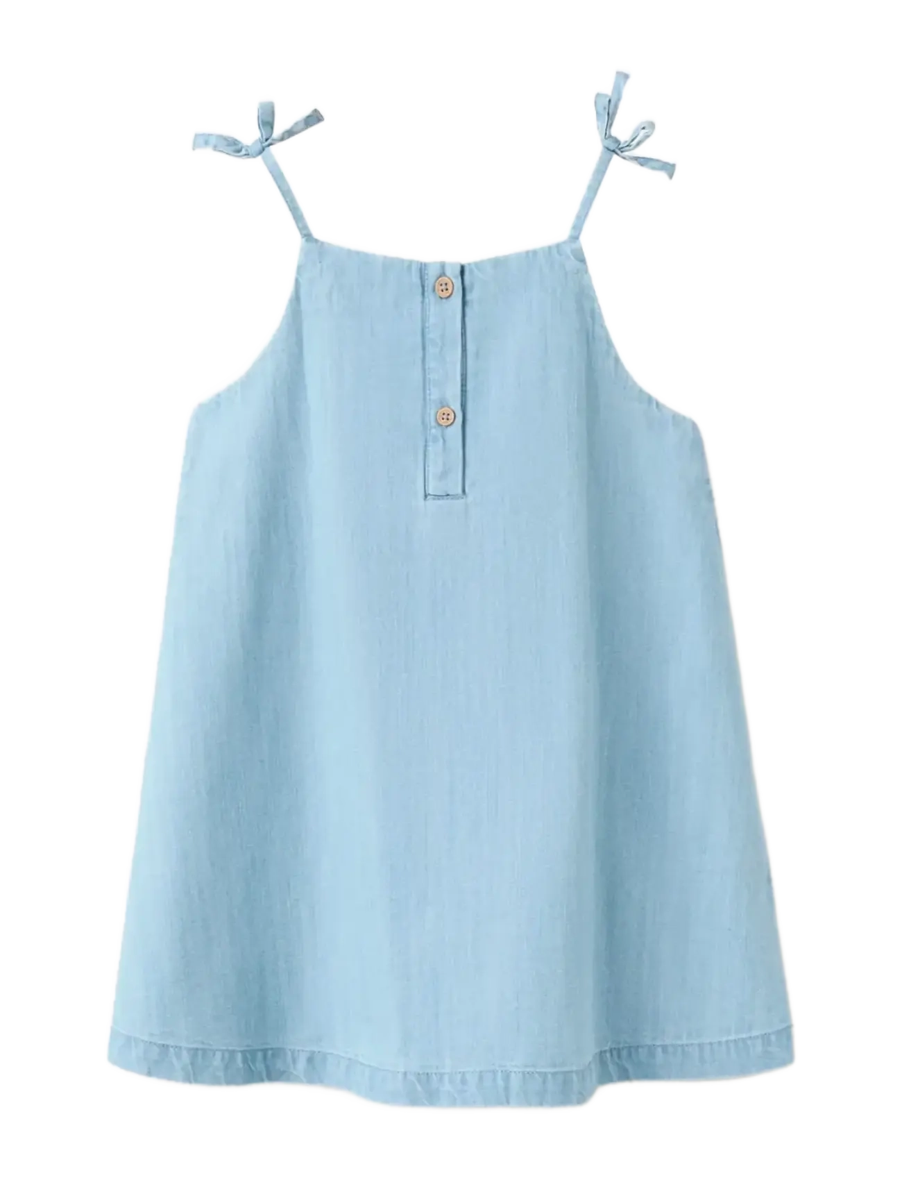 Mango - Short denim dress - varrukateta beebi kleidid - open blue - 1