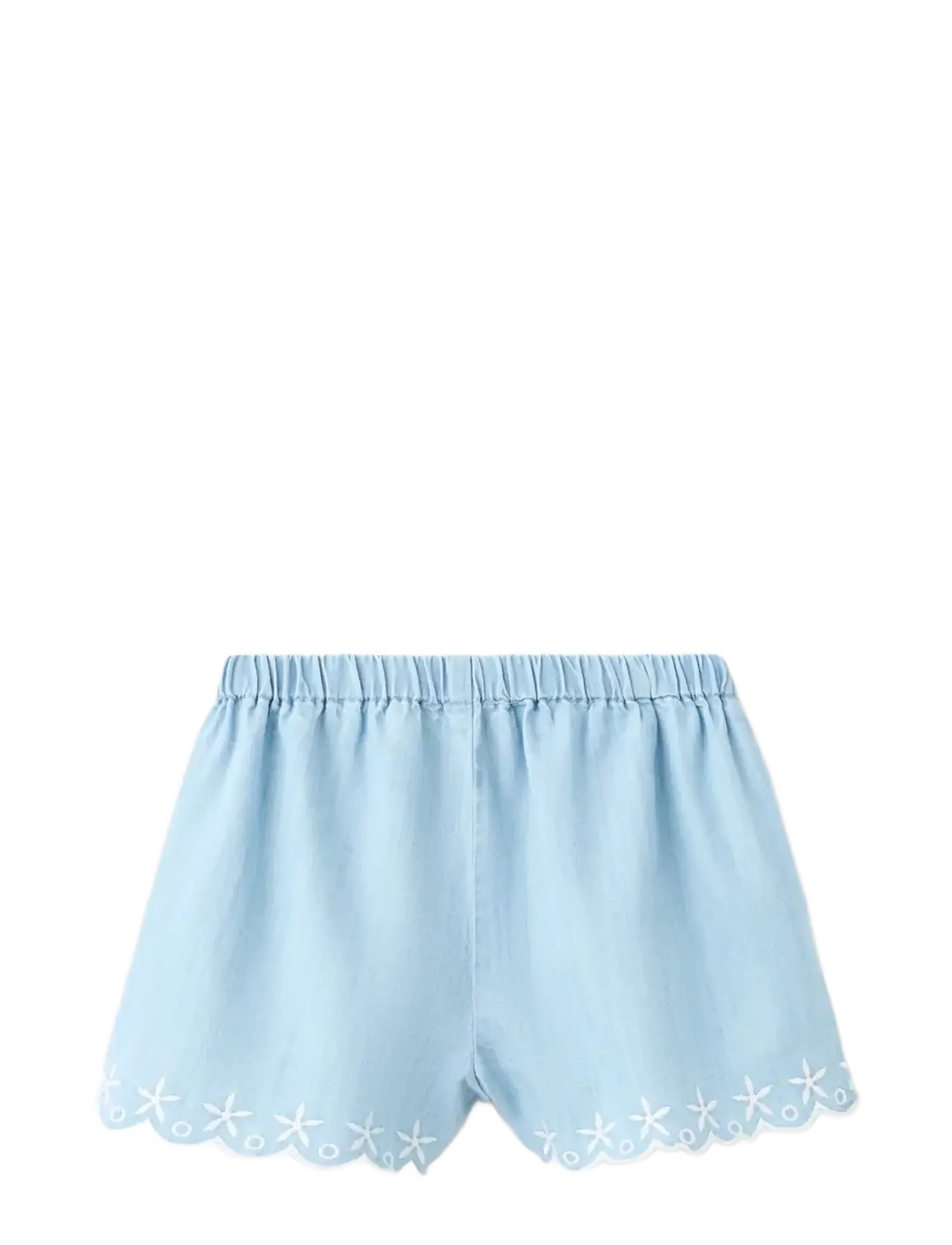 Mango - Embroidered star shorts - casual shorts - open blue - 1