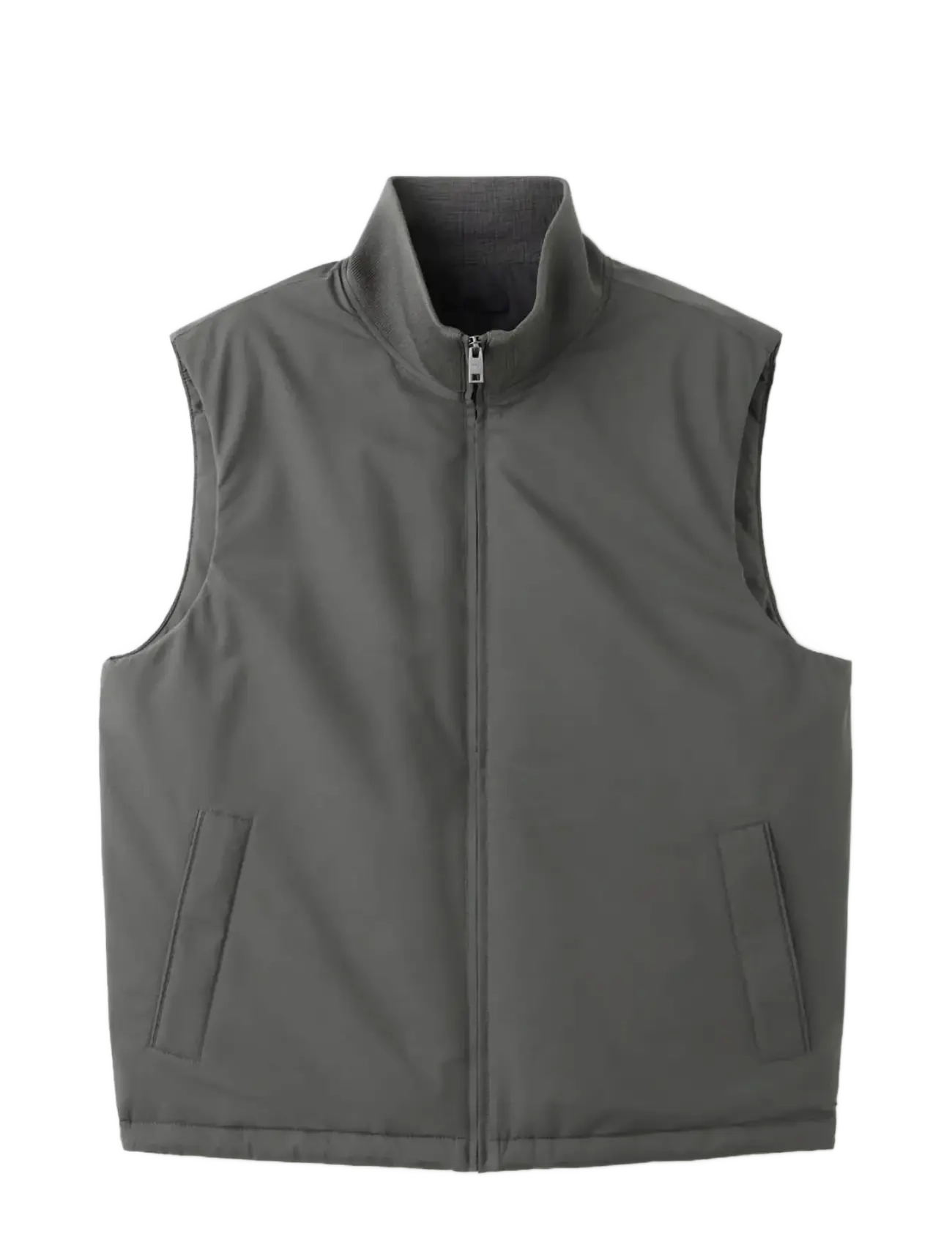 Lightweight quilted gilet - GREY