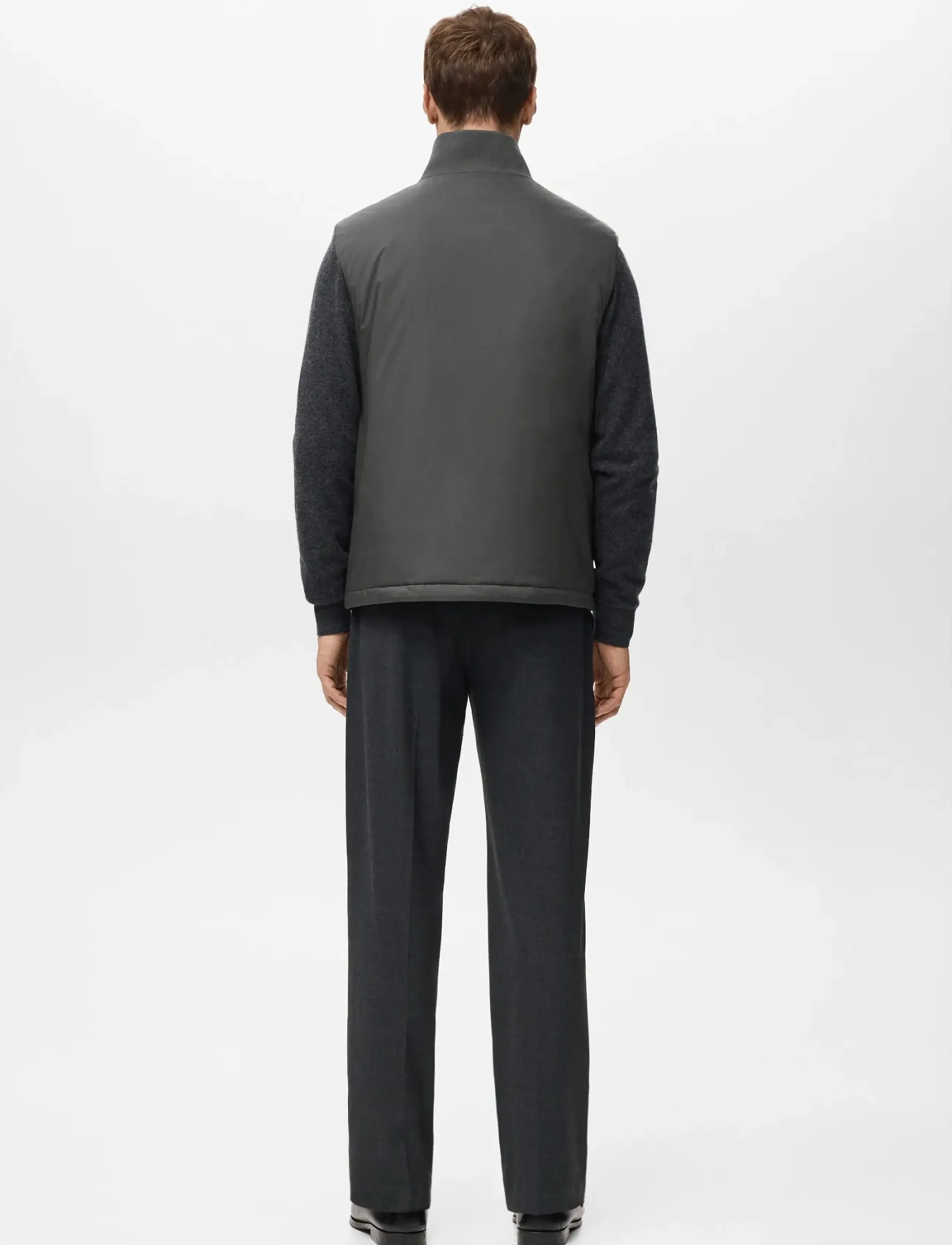 Mango - Lightweight quilted gilet - västar - grey - 2